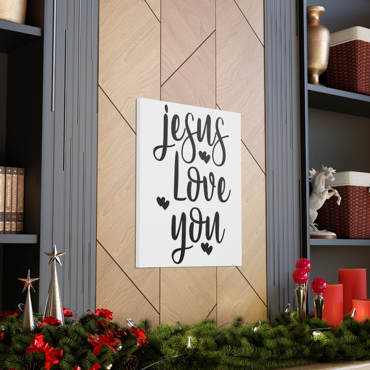 Scripture Walls Jesus Loves You 1 John 4:18 Christian Wall Art Print Ready to Hang Unframed-Express Your Love Gifts
