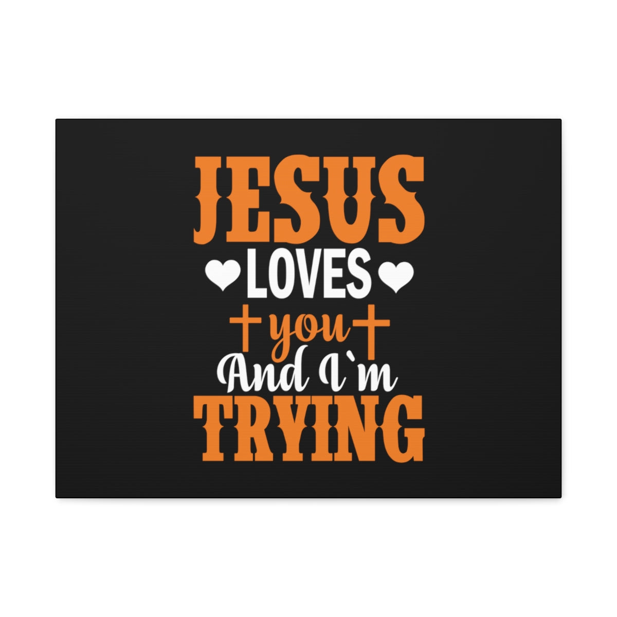 Scripture Walls Jesus Loves You James 1:3 Christian Wall Art Bible Verse Print Ready to Hang Unframed-Express Your Love Gifts