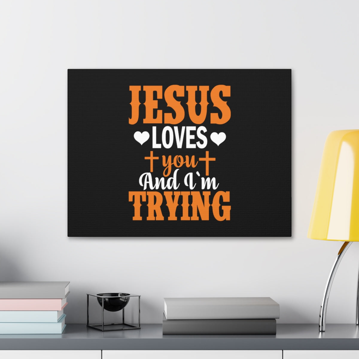 Scripture Walls Jesus Loves You James 1:3 Christian Wall Art Bible Verse Print Ready to Hang Unframed-Express Your Love Gifts