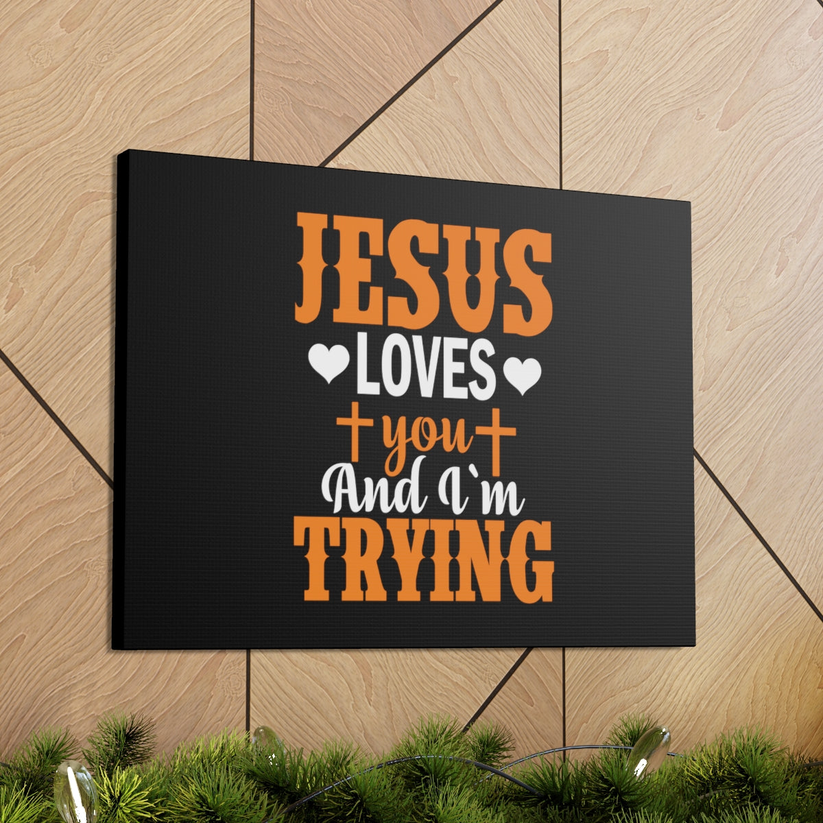 Scripture Walls Jesus Loves You James 1:3 Christian Wall Art Bible Verse Print Ready to Hang Unframed-Express Your Love Gifts