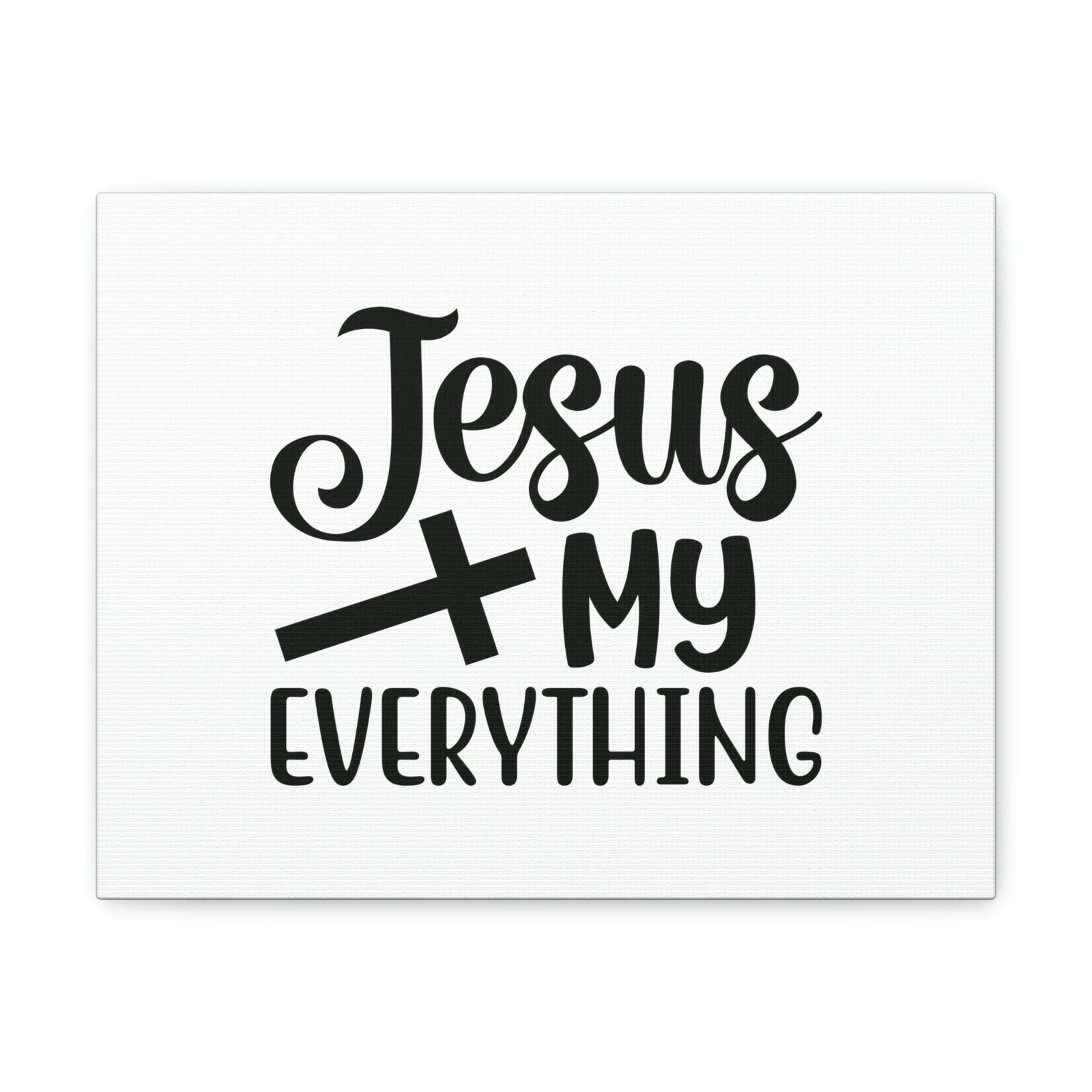 Scripture Walls Jesus My Everything 2 Corinthians 12:9 Cross Christian Wall Art Bible Verse Print Ready to Hang Unframed-Express Your Love Gifts