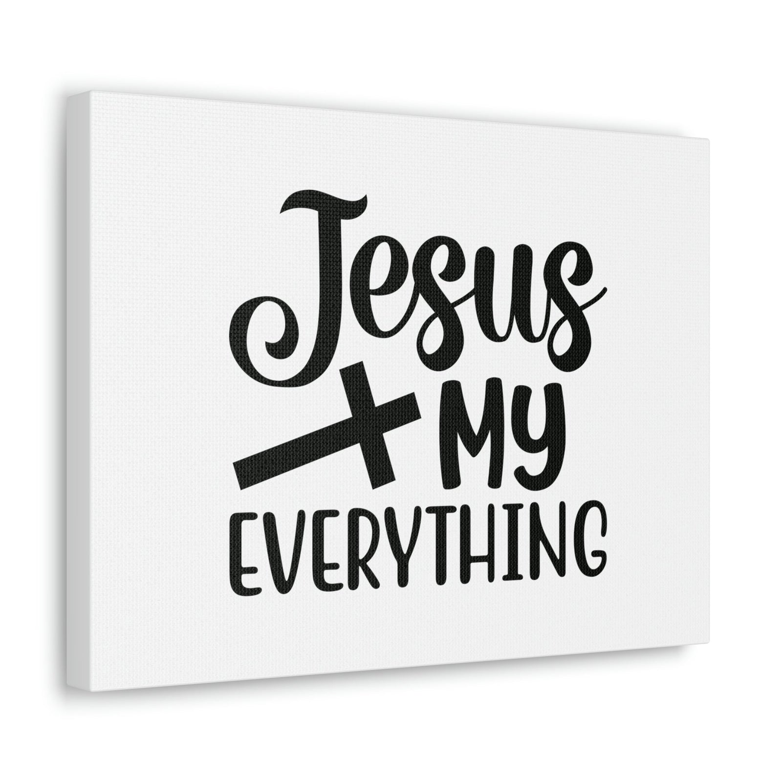 Scripture Walls Jesus My Everything 2 Corinthians 12:9 Cross Christian Wall Art Bible Verse Print Ready to Hang Unframed-Express Your Love Gifts