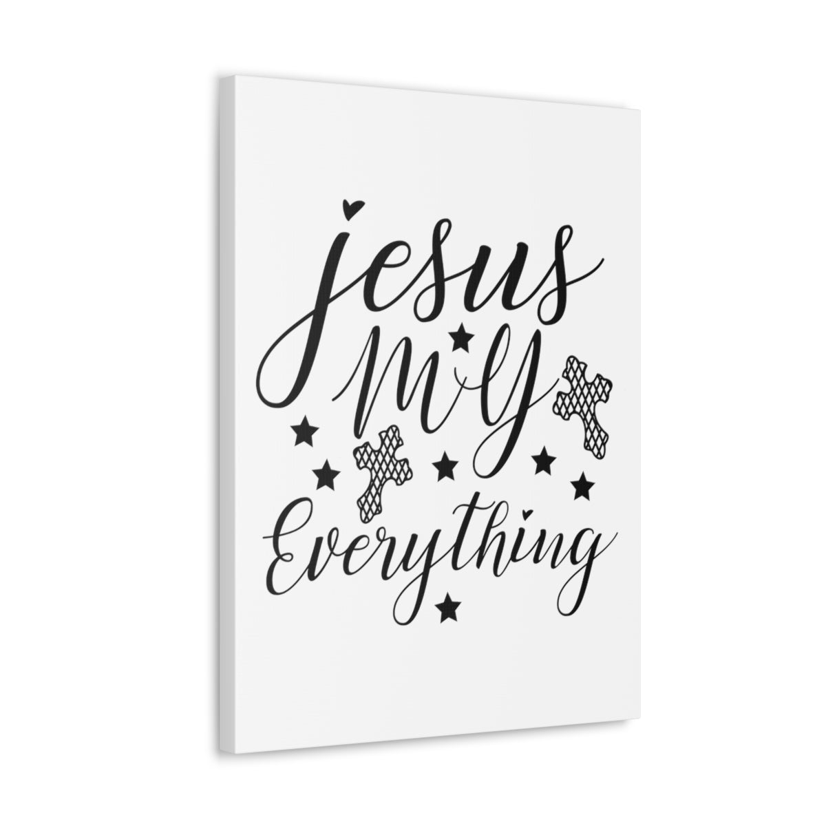 Scripture Walls Jesus My Everything Matthew 19:26 Christian Wall Art Print Ready to Hang Unframed-Express Your Love Gifts