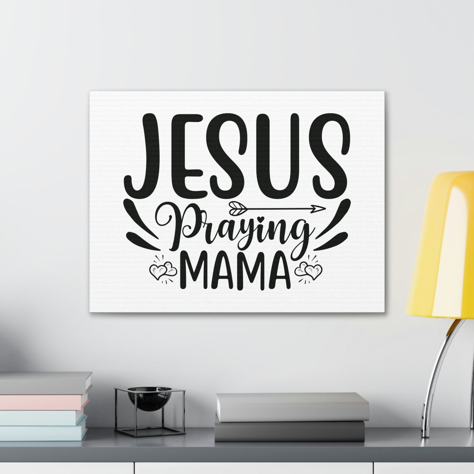 Scripture Walls Jesus Praying Mama Song Of Solomon 8:2 Christian Wall Art Bible Verse Print Ready to Hang Unframed-Express Your Love Gifts