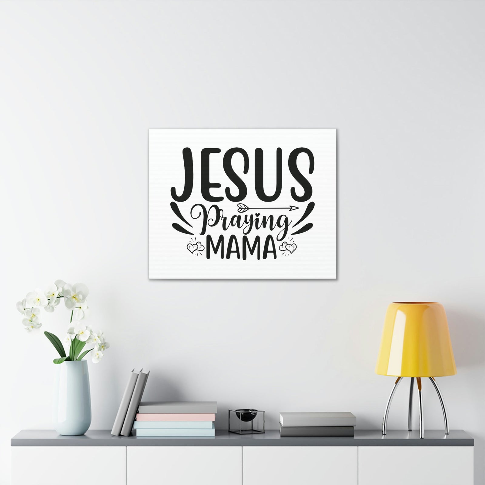 Scripture Walls Jesus Praying Mama Song Of Solomon 8:2 Christian Wall Art Bible Verse Print Ready to Hang Unframed-Express Your Love Gifts