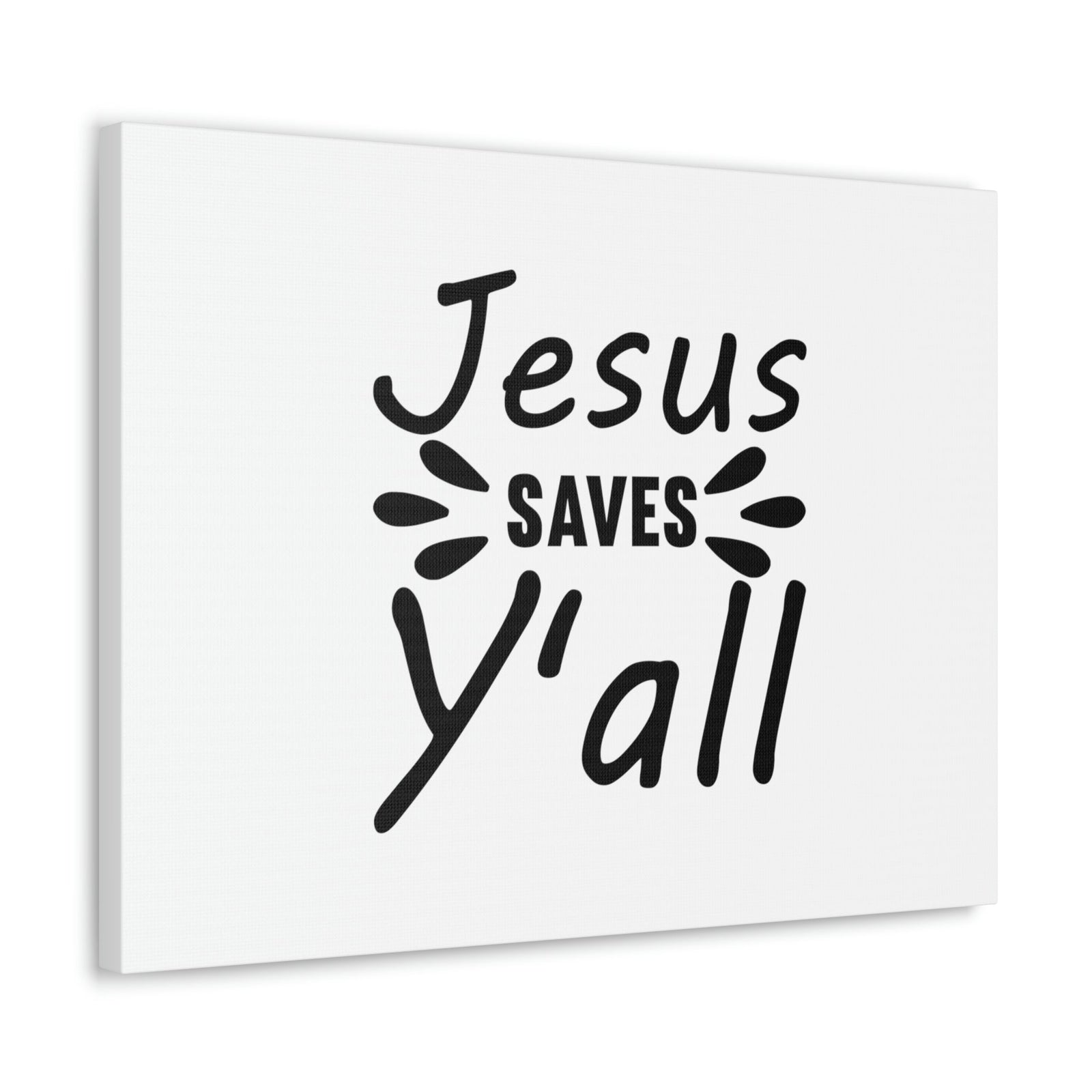 Scripture Walls Jesus Saves Y'all Romans 6:23 Christian Wall Art Bible Verse Print Ready to Hang Unframed-Express Your Love Gifts