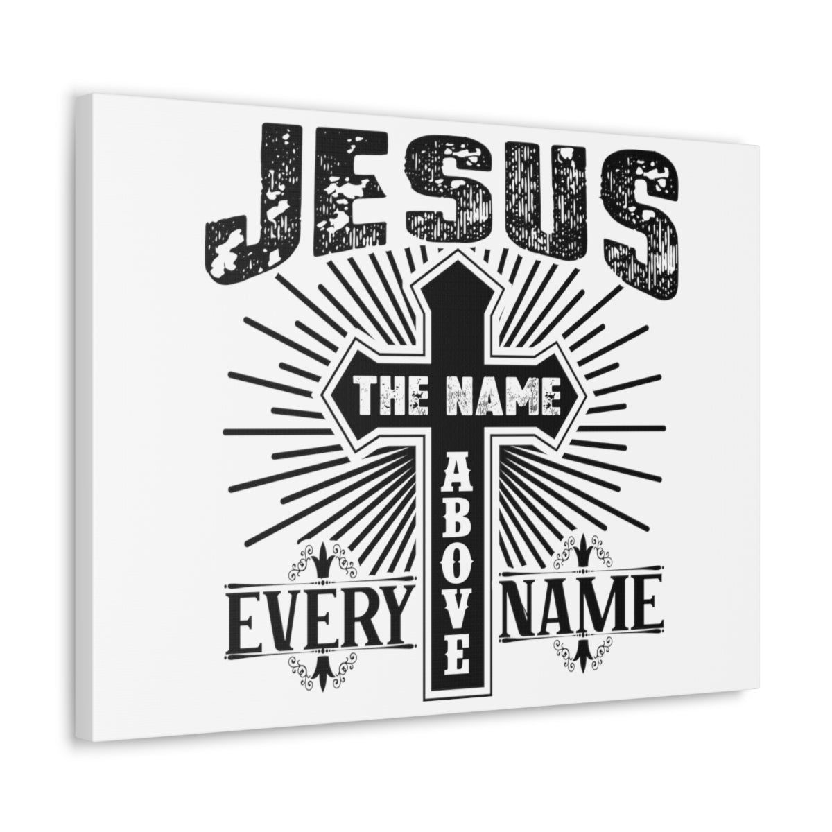 Scripture Walls Jesus The Name Philippians 2:9 Christian Wall Art Print Ready to Hang Unframed-Express Your Love Gifts