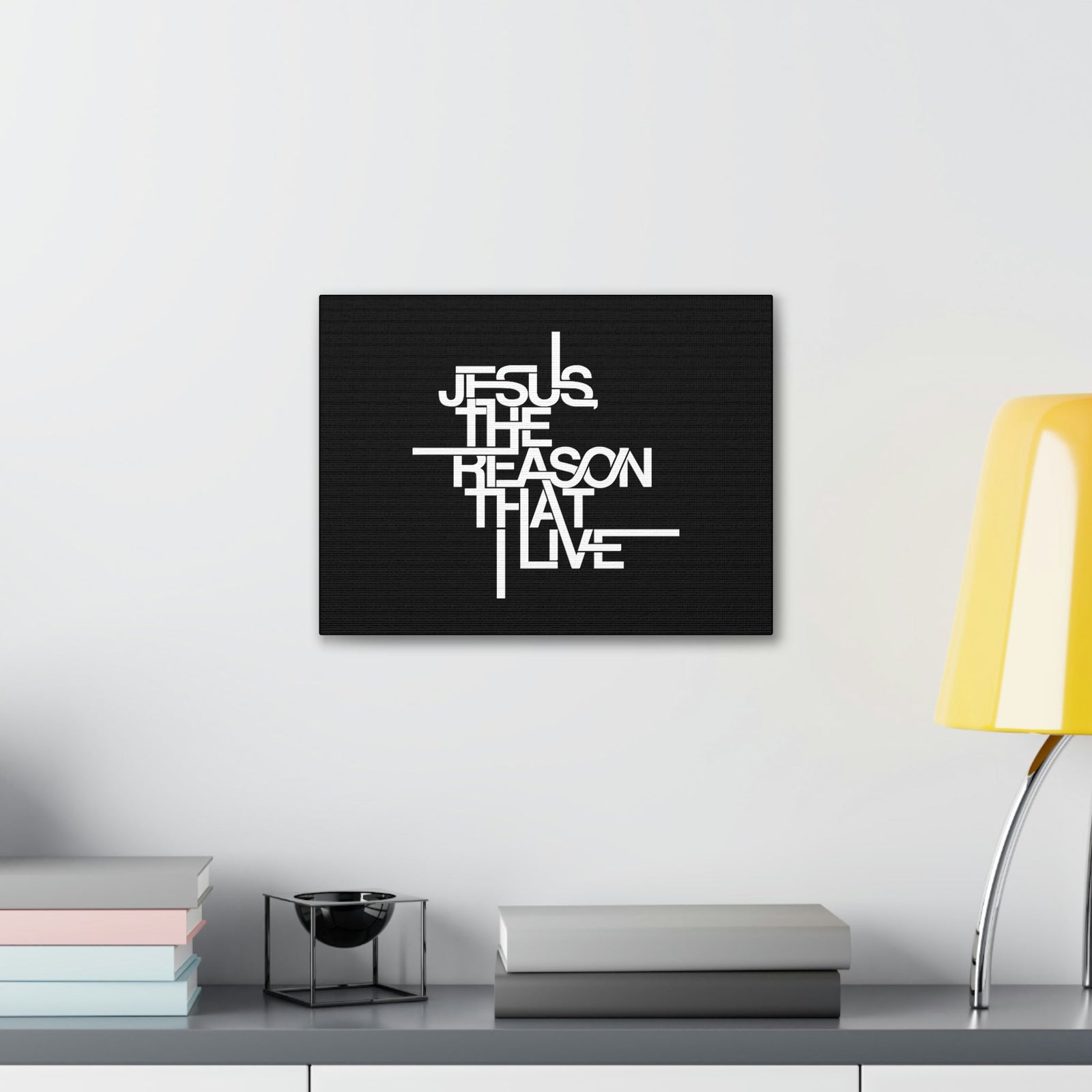 Scripture Walls Jesus, The Reason That I Live Galatians 2:20 Christian Wall Art Bible Verse Print Ready to Hang Unframed-Express Your Love Gifts