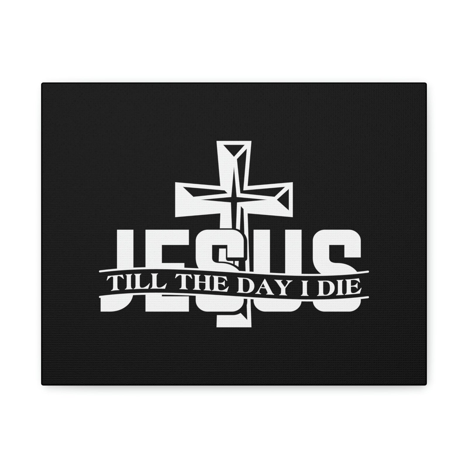 Scripture Walls Jesus Till The Day I Die 2 Corinthians 5:8 Christian Wall Art Bible Verse Print Ready to Hang Unframed-Express Your Love Gifts