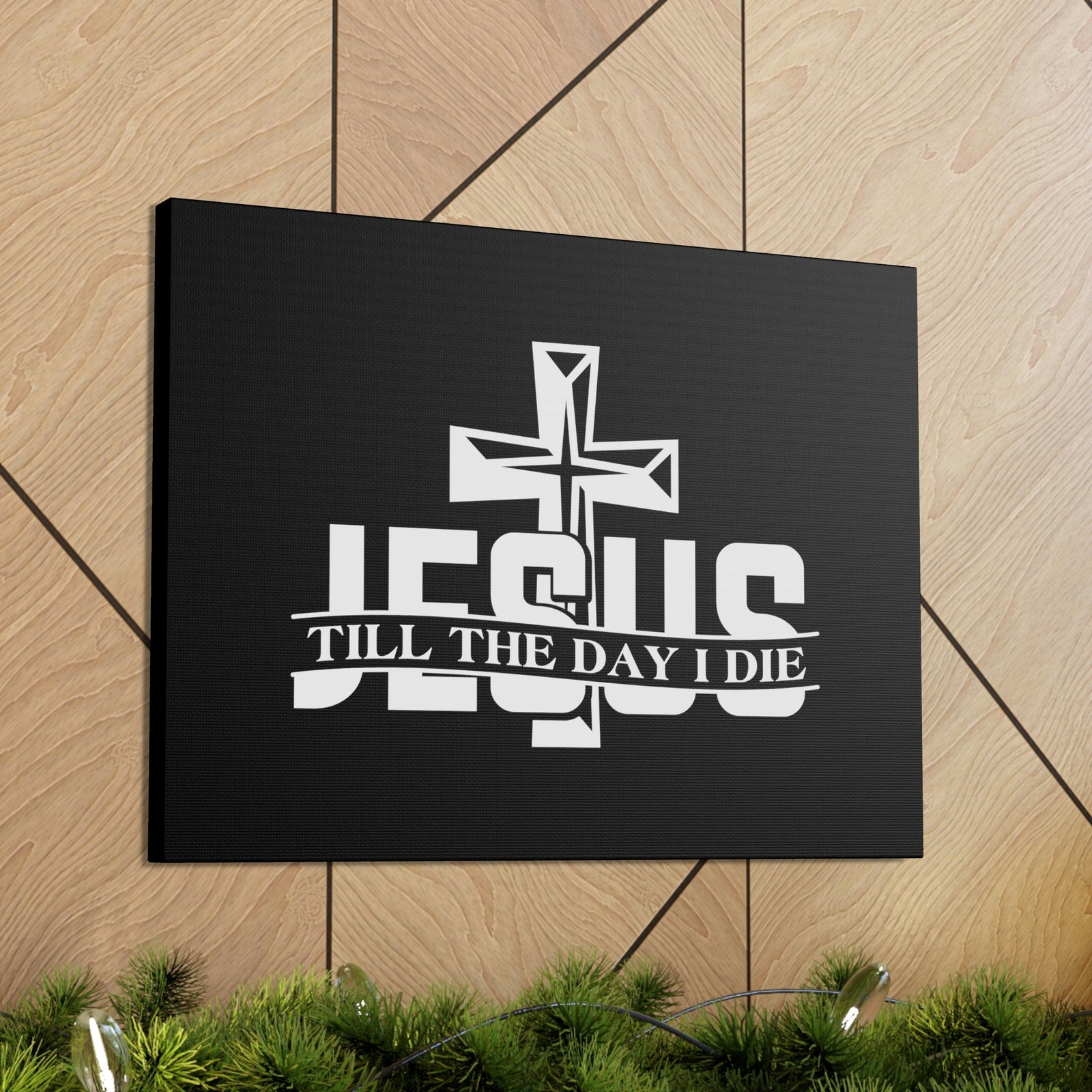 Scripture Walls Jesus Till The Day I Die 2 Corinthians 5:8 Christian Wall Art Bible Verse Print Ready to Hang Unframed-Express Your Love Gifts