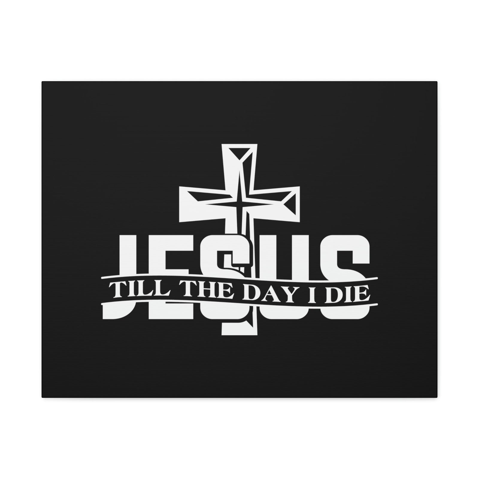 Scripture Walls Jesus Till The Day I Die 2 Corinthians 5:8 Christian Wall Art Bible Verse Print Ready to Hang Unframed-Express Your Love Gifts