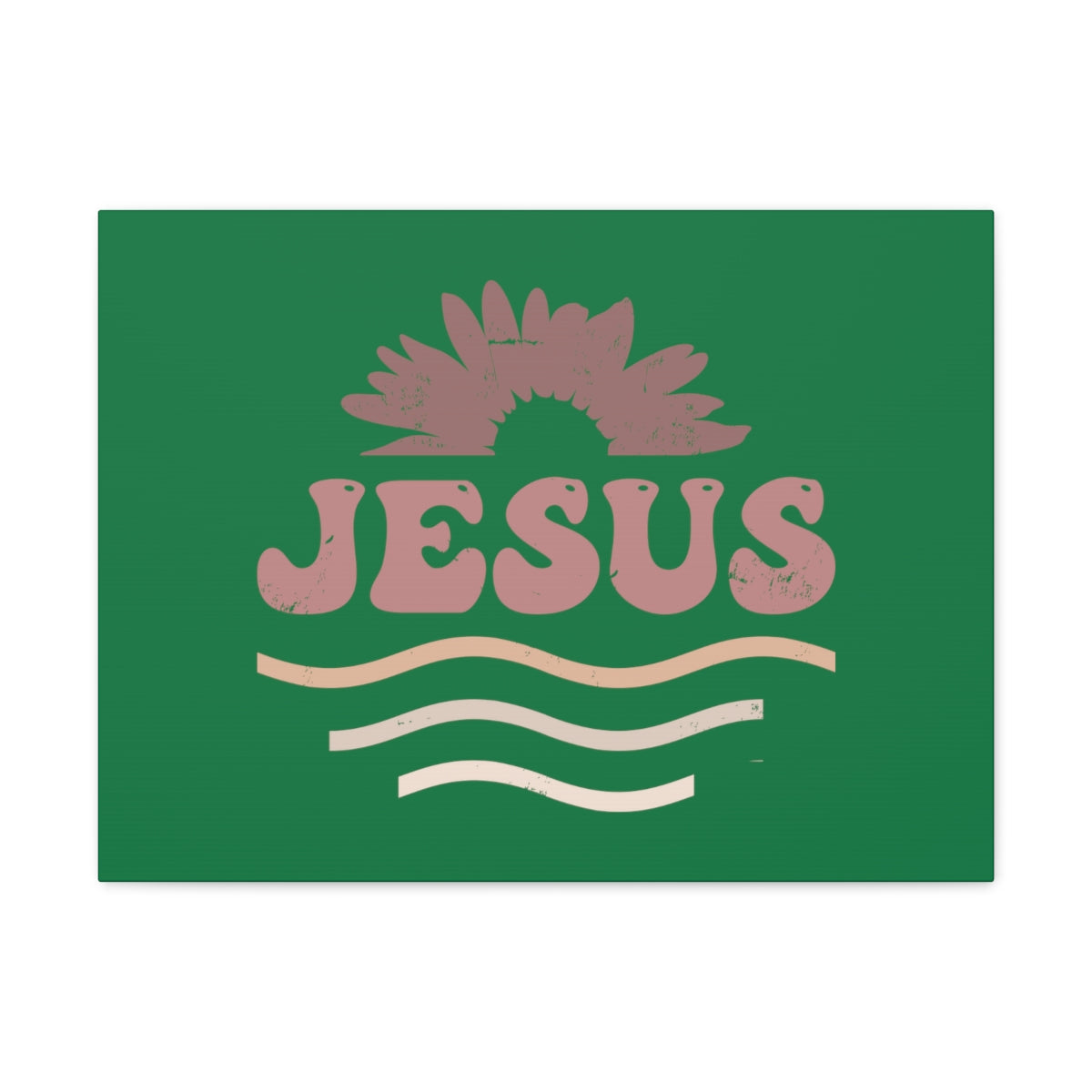 Scripture Walls Jesus Waves Romans 6:23 Christian Wall Art Bible Verse Print Ready to Hang Unframed-Express Your Love Gifts