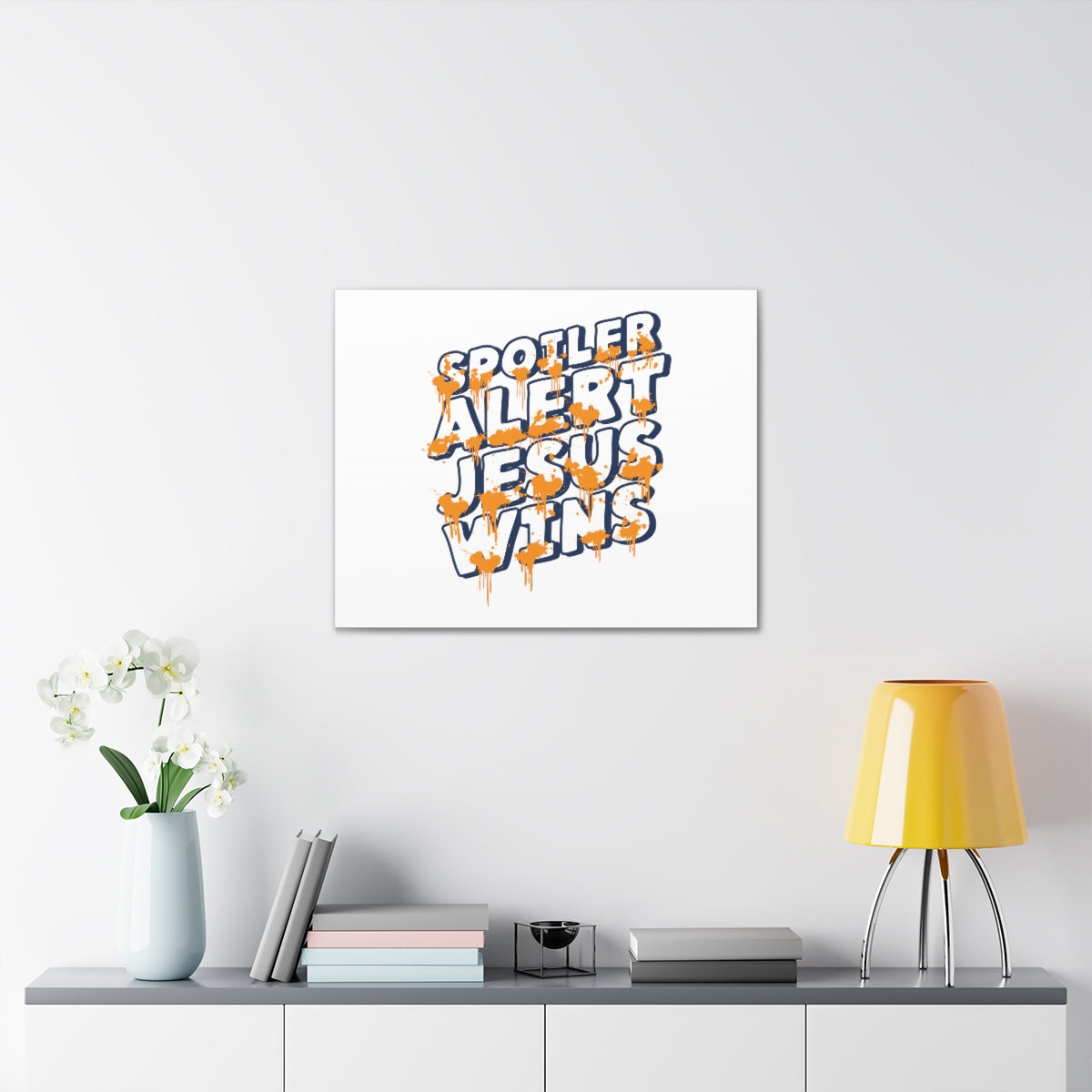 Scripture Walls Jesus Wins 1 Corinthians 15:57 Christian Wall Art Bible Verse Print Ready to Hang Unframed-Express Your Love Gifts