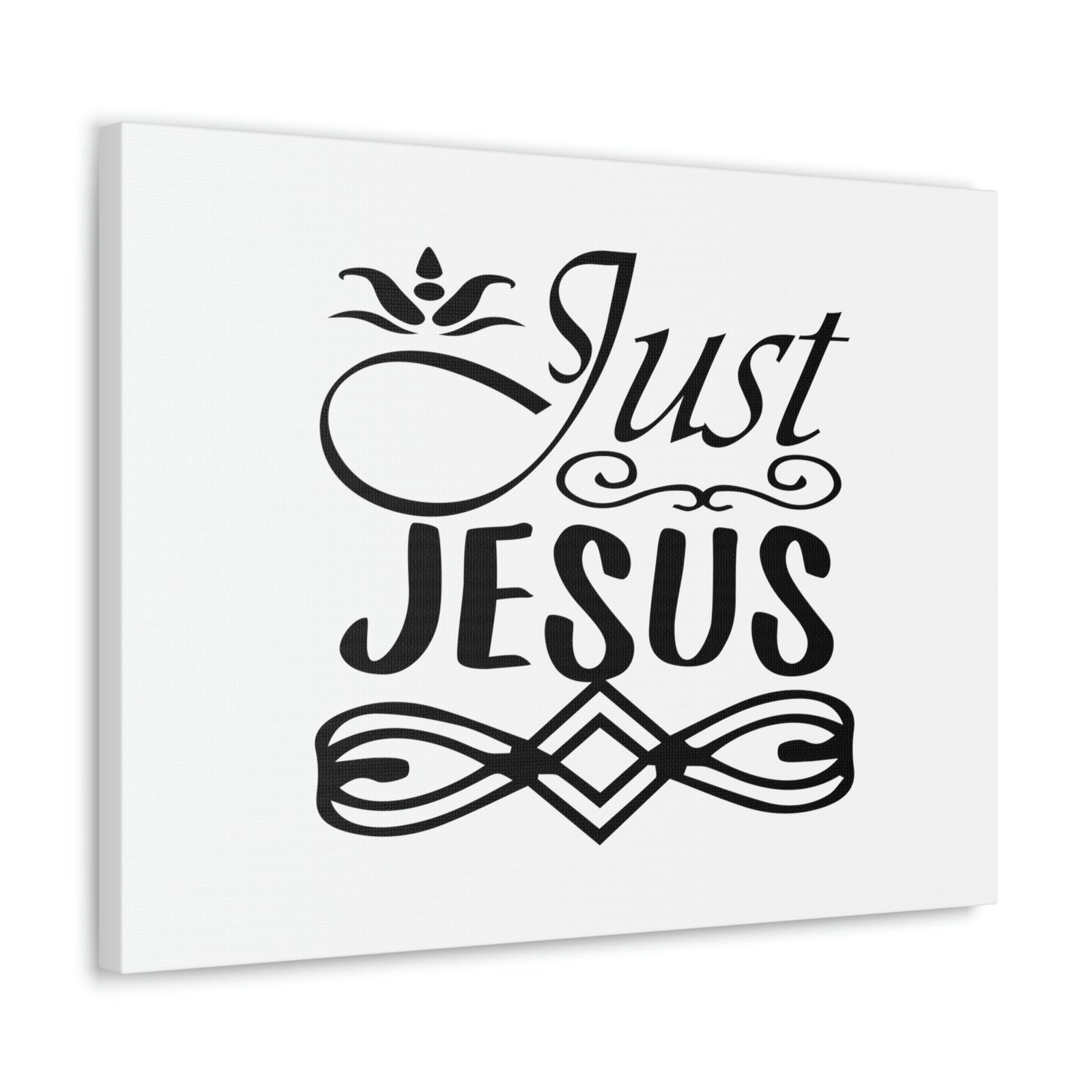 Scripture Walls Just Jesus 1 Timothy 2:5 Ornamental Christian Wall Art Bible Verse Print Ready to Hang Unframed-Express Your Love Gifts
