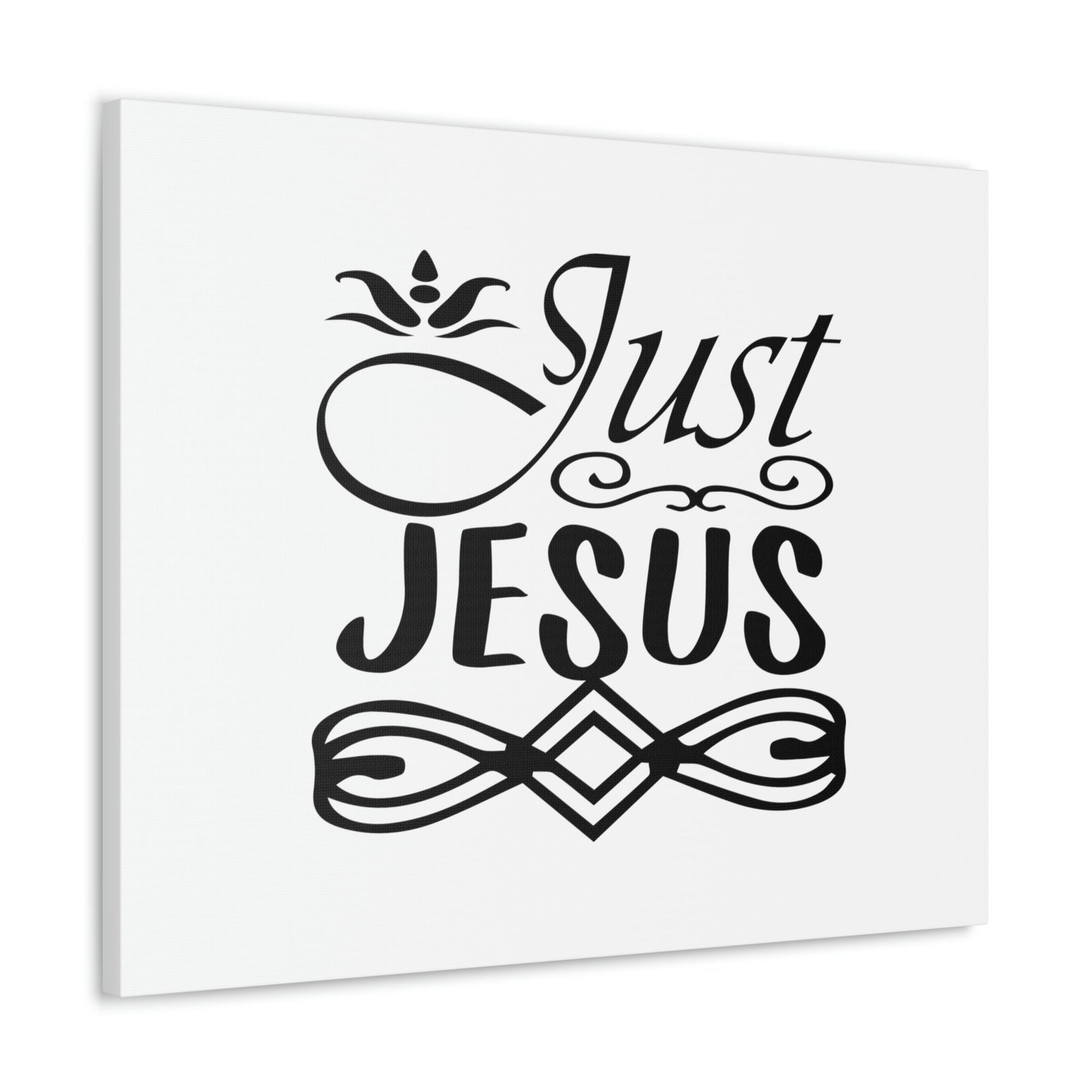 Scripture Walls Just Jesus 1 Timothy 2:5 Ornamental Christian Wall Art Bible Verse Print Ready to Hang Unframed-Express Your Love Gifts