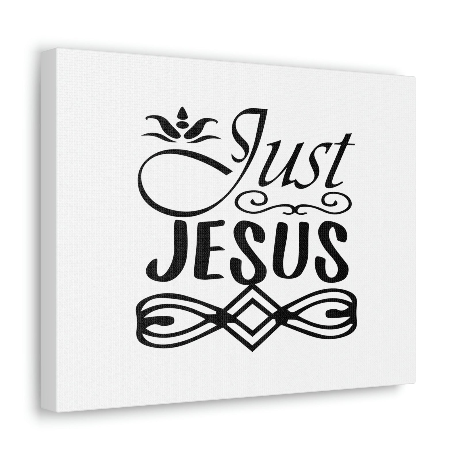 Scripture Walls Just Jesus 1 Timothy 2:5 Ornamental Christian Wall Art Bible Verse Print Ready to Hang Unframed-Express Your Love Gifts