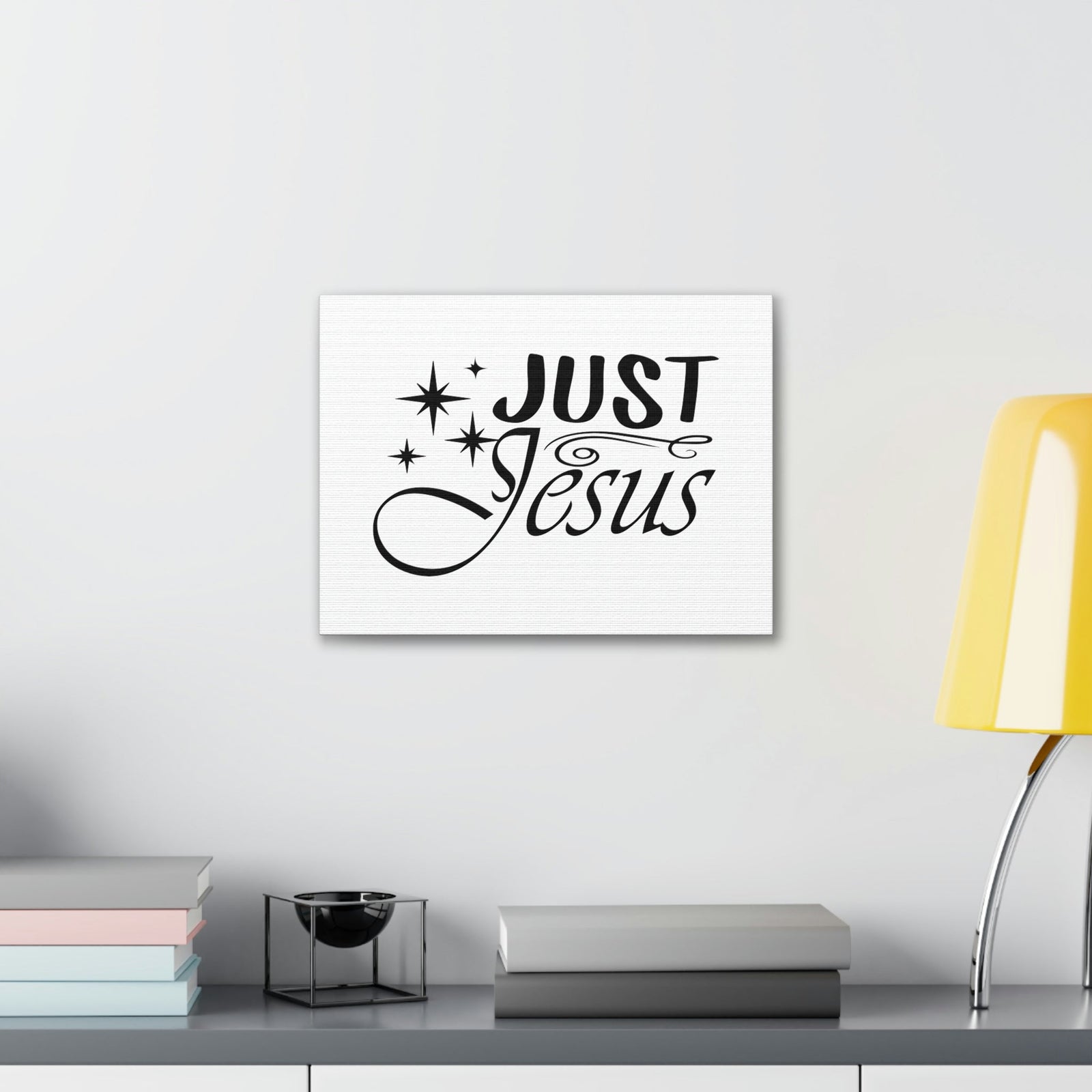 Scripture Walls Just Jesus 1 Timothy 2:5 Stars Christian Wall Art Bible Verse Print Ready to Hang Unframed-Express Your Love Gifts