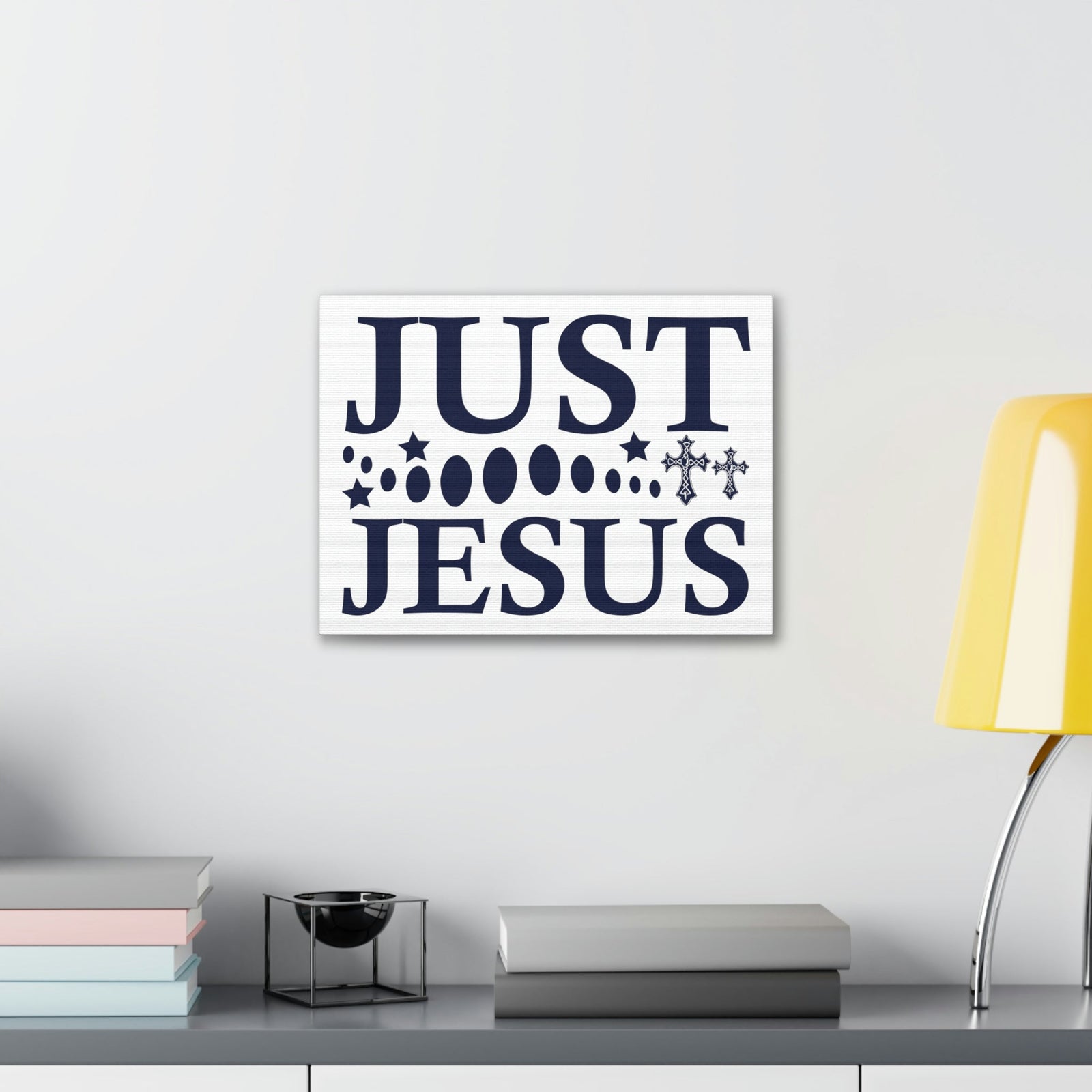 Scripture Walls Just Jesus Acts 4:12 Christian Wall Art Print Ready to Hang Unframed-Express Your Love Gifts
