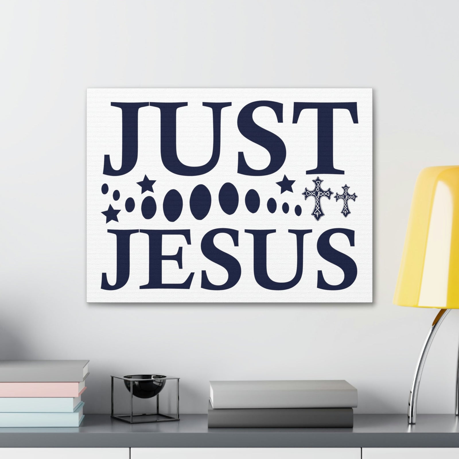 Scripture Walls Just Jesus Acts 4:12 Christian Wall Art Print Ready to Hang Unframed-Express Your Love Gifts