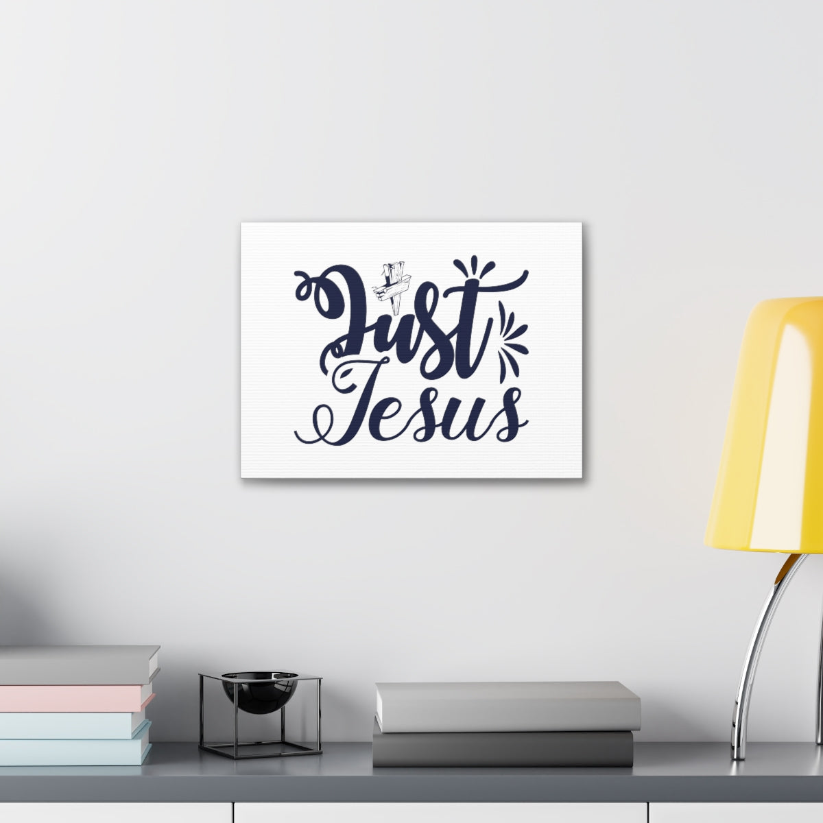 Scripture Walls Just Jesus John 14:6 Christian Wall Art Bible Verse Print Ready to Hang Unframed-Express Your Love Gifts