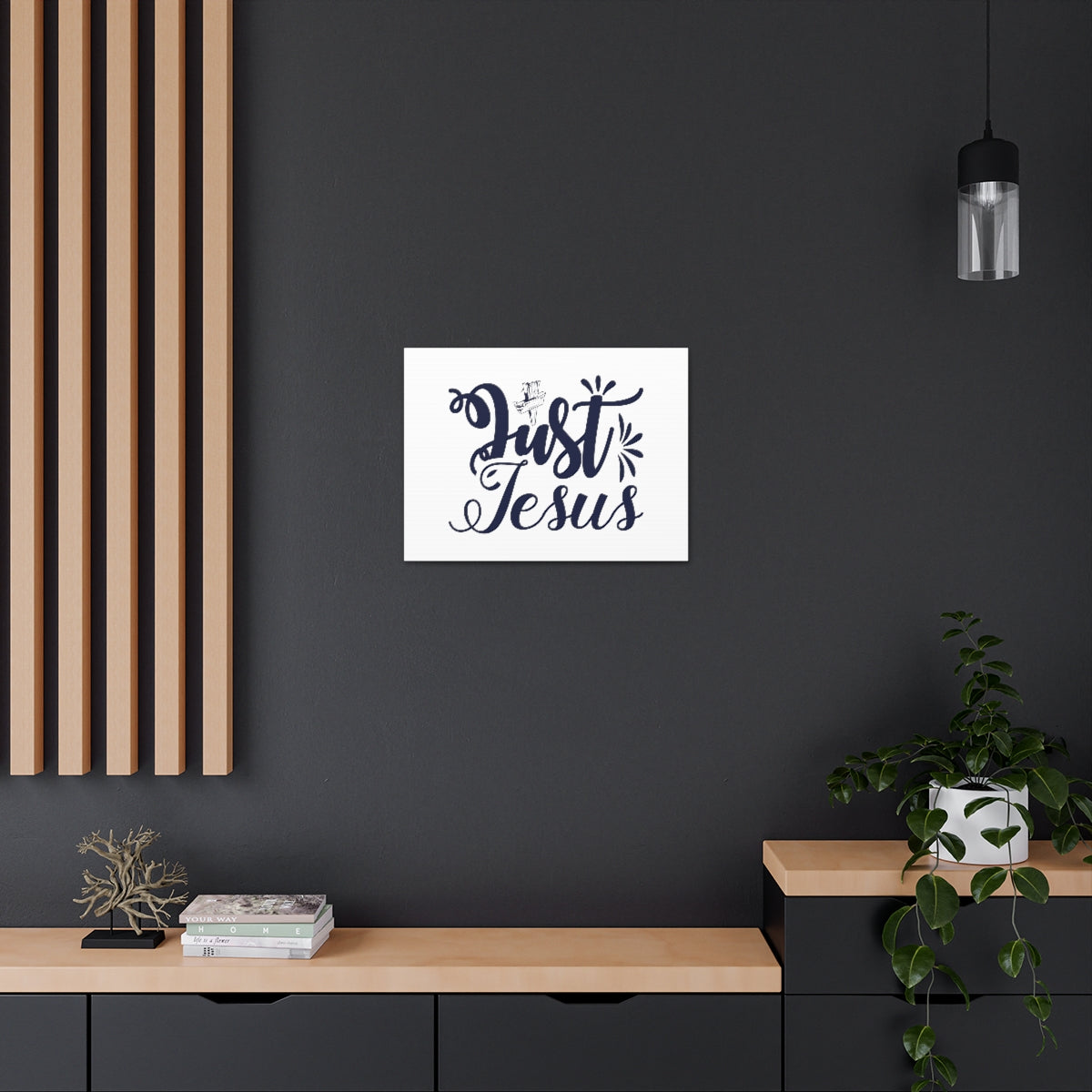 Scripture Walls Just Jesus John 14:6 Christian Wall Art Bible Verse Print Ready to Hang Unframed-Express Your Love Gifts