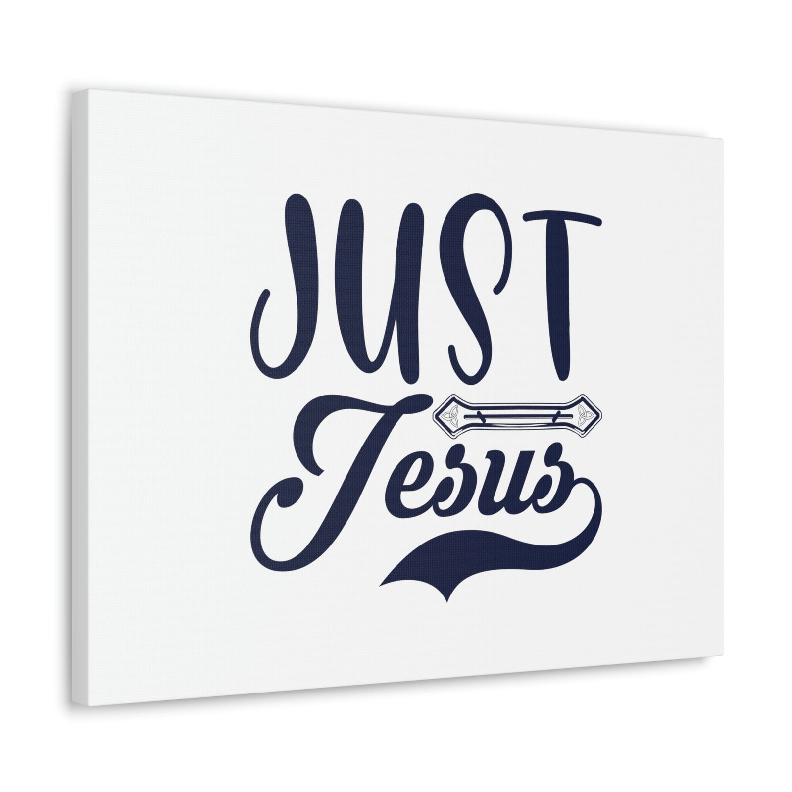 Scripture Walls Just Jesus John 14:6 Ornamental Bar Christian Wall Art Bible Verse Print Ready to Hang Unframed-Express Your Love Gifts