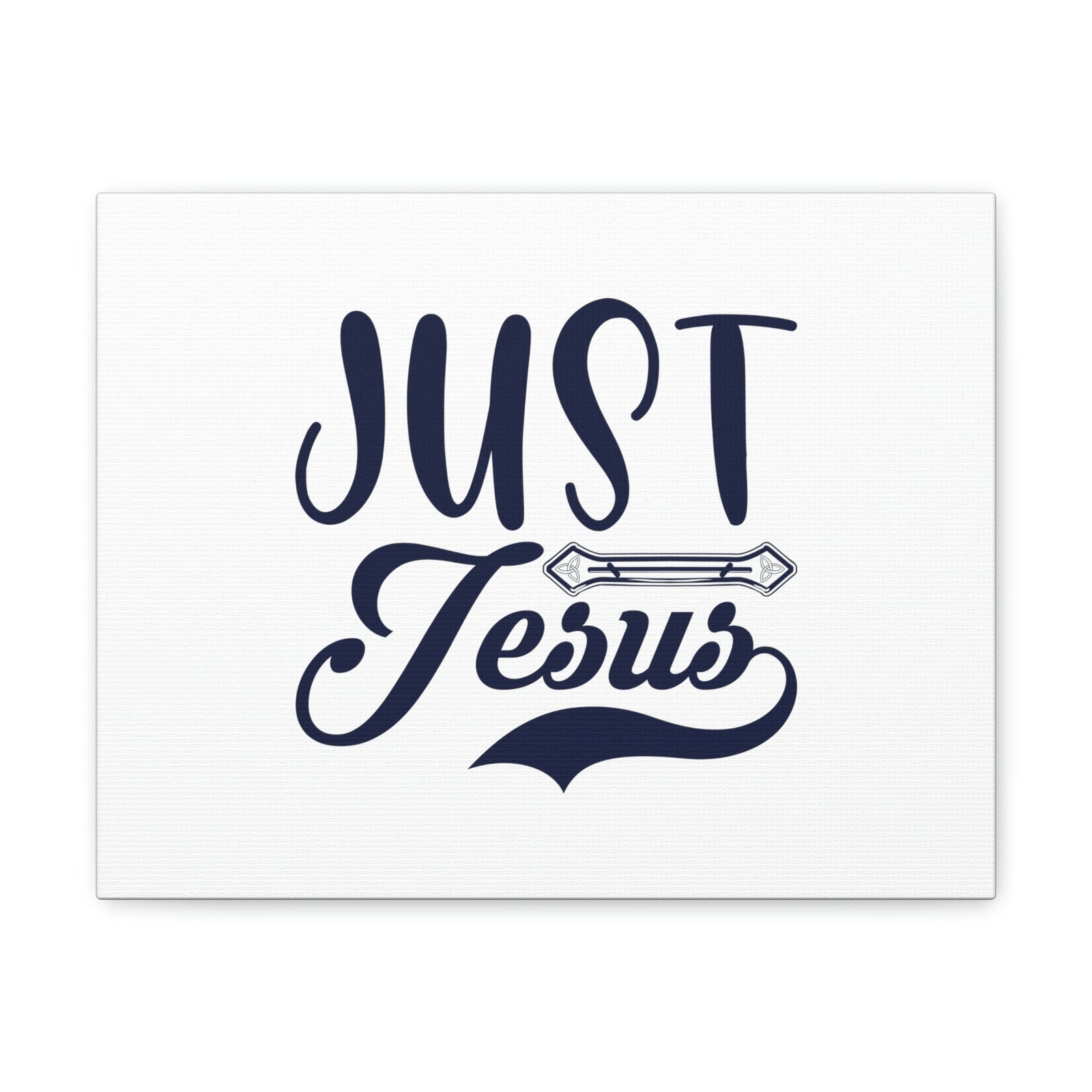 Scripture Walls Just Jesus John 14:6 Ornamental Bar Christian Wall Art Bible Verse Print Ready to Hang Unframed-Express Your Love Gifts