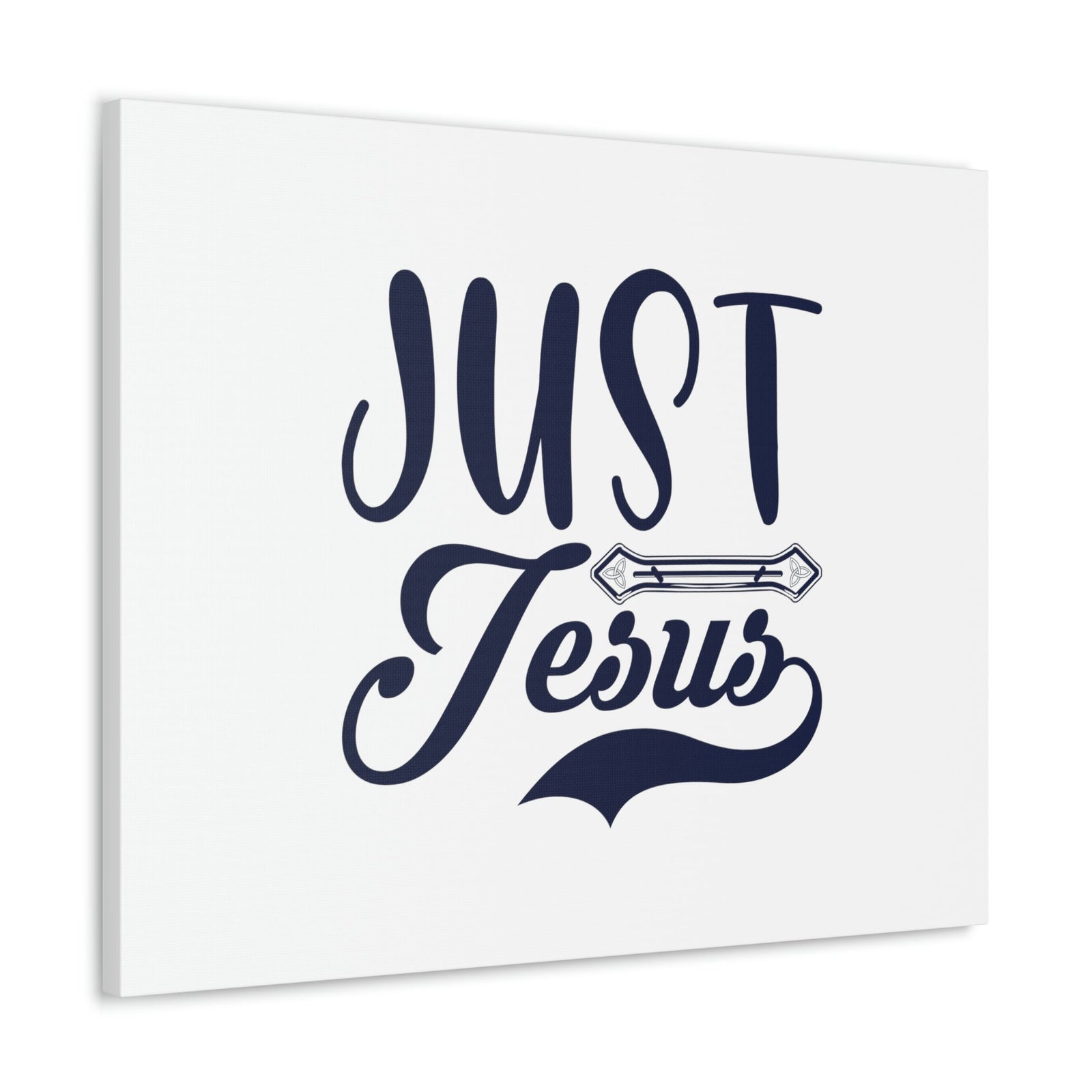 Scripture Walls Just Jesus John 14:6 Ornamental Bar Christian Wall Art Bible Verse Print Ready to Hang Unframed-Express Your Love Gifts