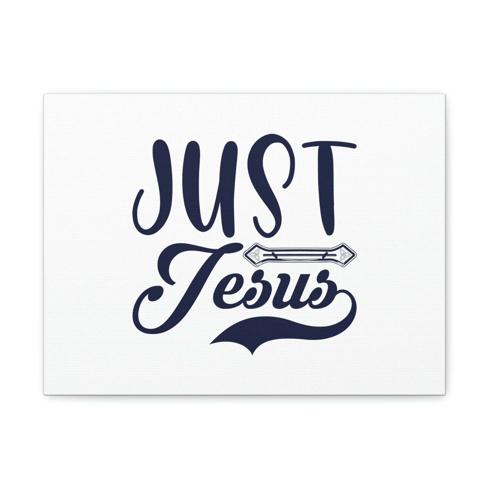 Scripture Walls Just Jesus John 14:6 Ornamental Bar Christian Wall Art Bible Verse Print Ready to Hang Unframed-Express Your Love Gifts