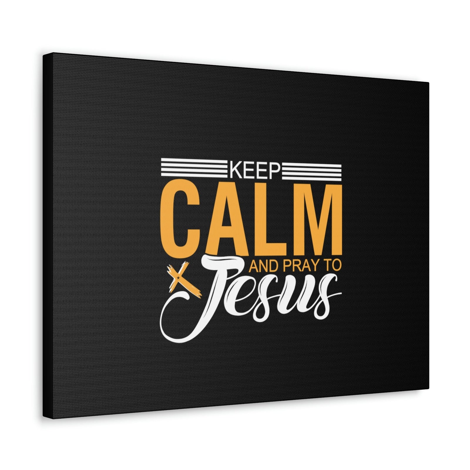 Scripture Walls Keep Calm And Pray To Jesus Philippians 4:6-7 Christian Wall Art Bible Verse Print Ready to Hang Unframed-Express Your Love Gifts