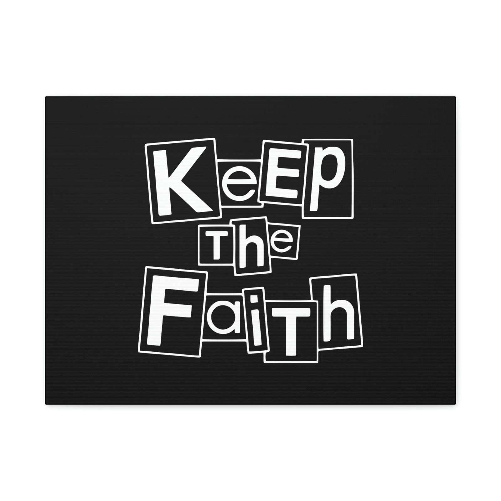 Scripture Walls Keep The Faith Hebrews 11:6 Squares Christian Wall Art Bible Verse Print Ready to Hang Unframed-Express Your Love Gifts