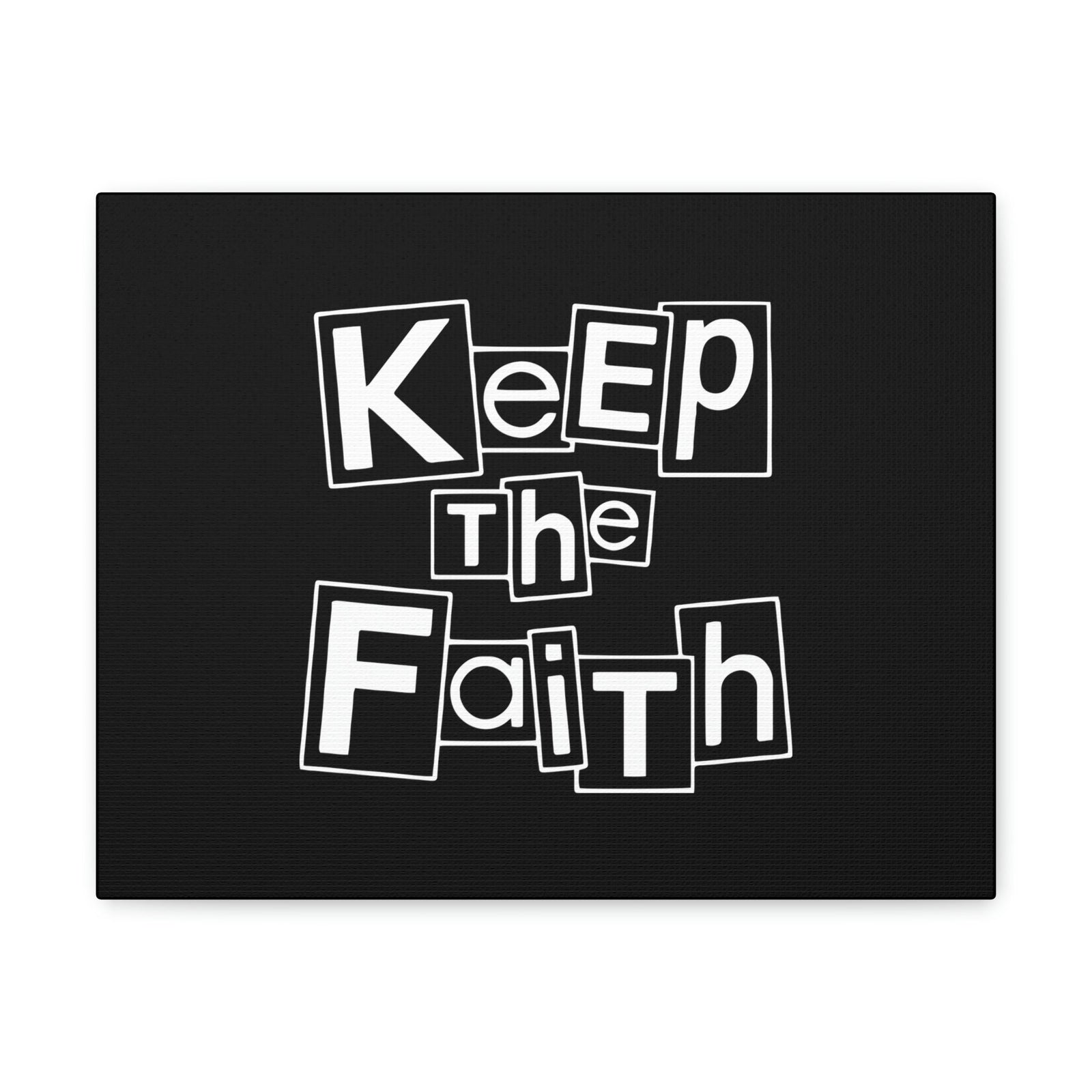 Scripture Walls Keep The Faith Hebrews 11:6 Squares Christian Wall Art Bible Verse Print Ready to Hang Unframed-Express Your Love Gifts