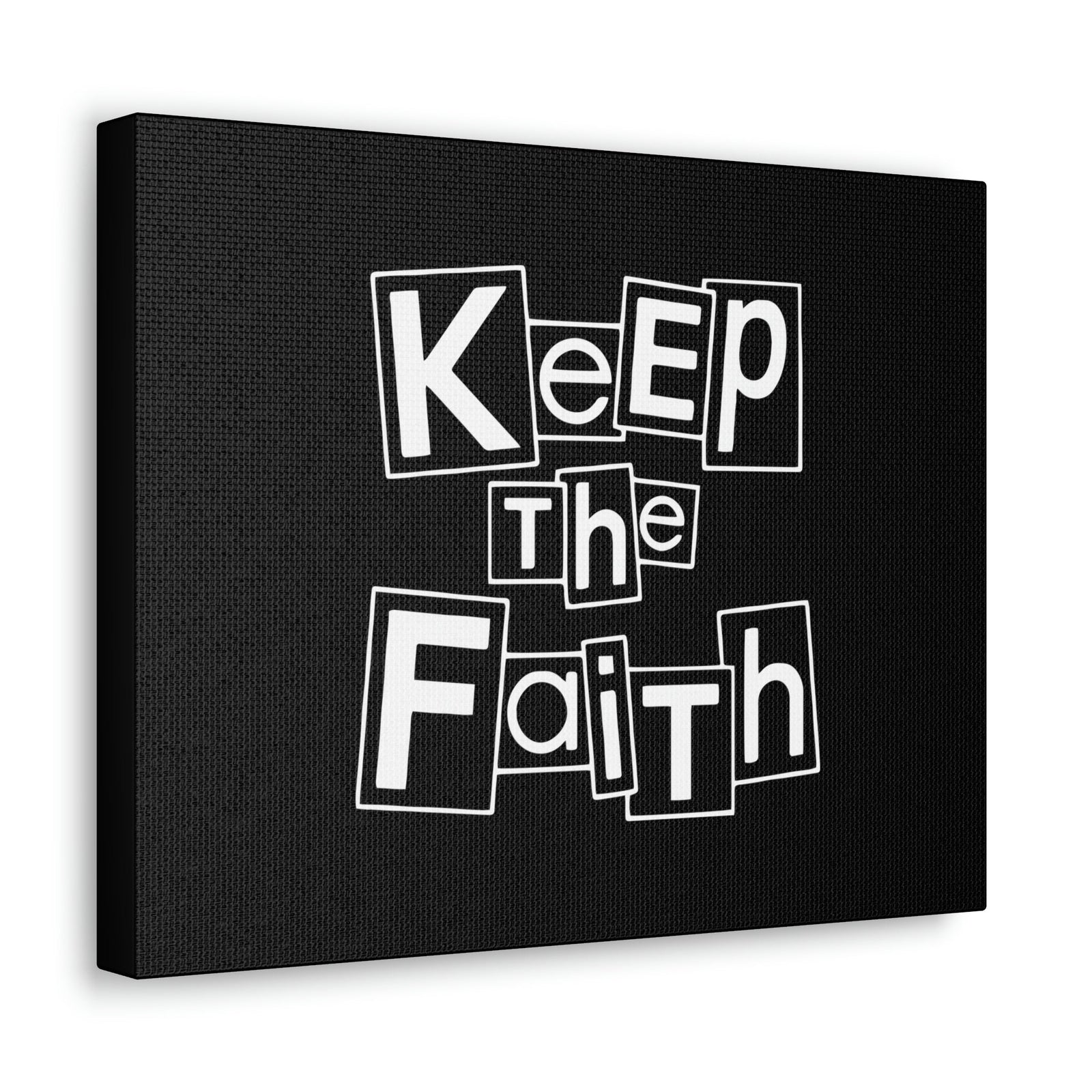 Scripture Walls Keep The Faith Hebrews 11:6 Squares Christian Wall Art Bible Verse Print Ready to Hang Unframed-Express Your Love Gifts