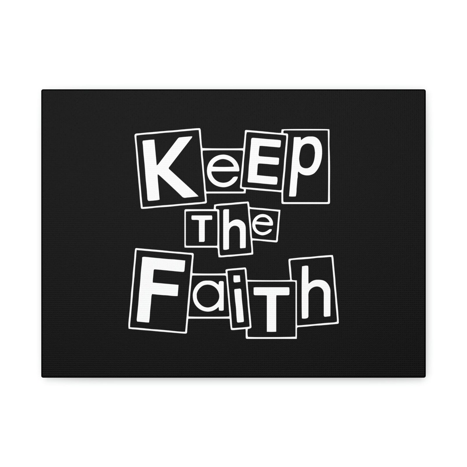 Scripture Walls Keep The Faith Hebrews 11:6 Squares Christian Wall Art Bible Verse Print Ready to Hang Unframed-Express Your Love Gifts