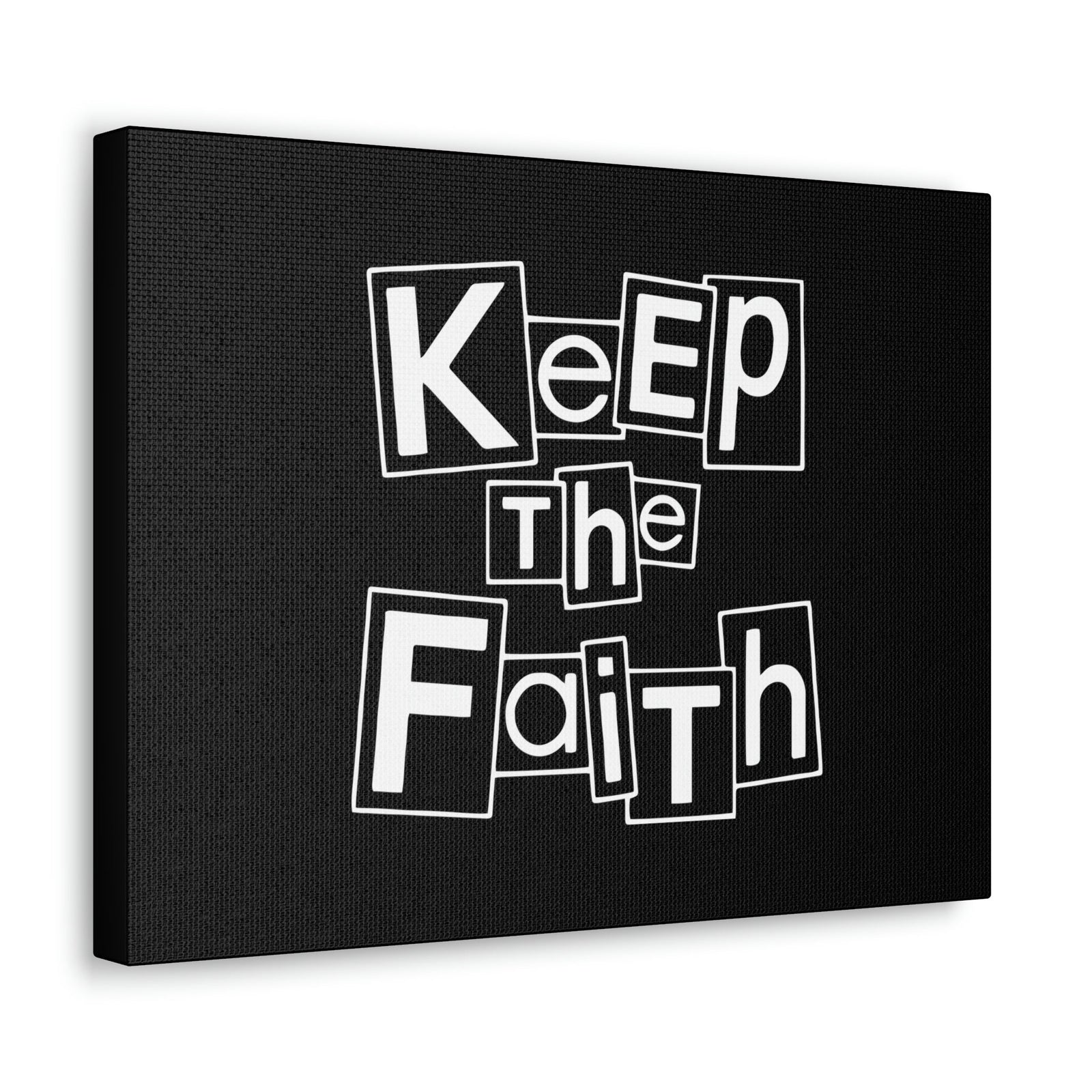 Scripture Walls Keep The Faith Hebrews 11:6 Squares Christian Wall Art Bible Verse Print Ready to Hang Unframed-Express Your Love Gifts