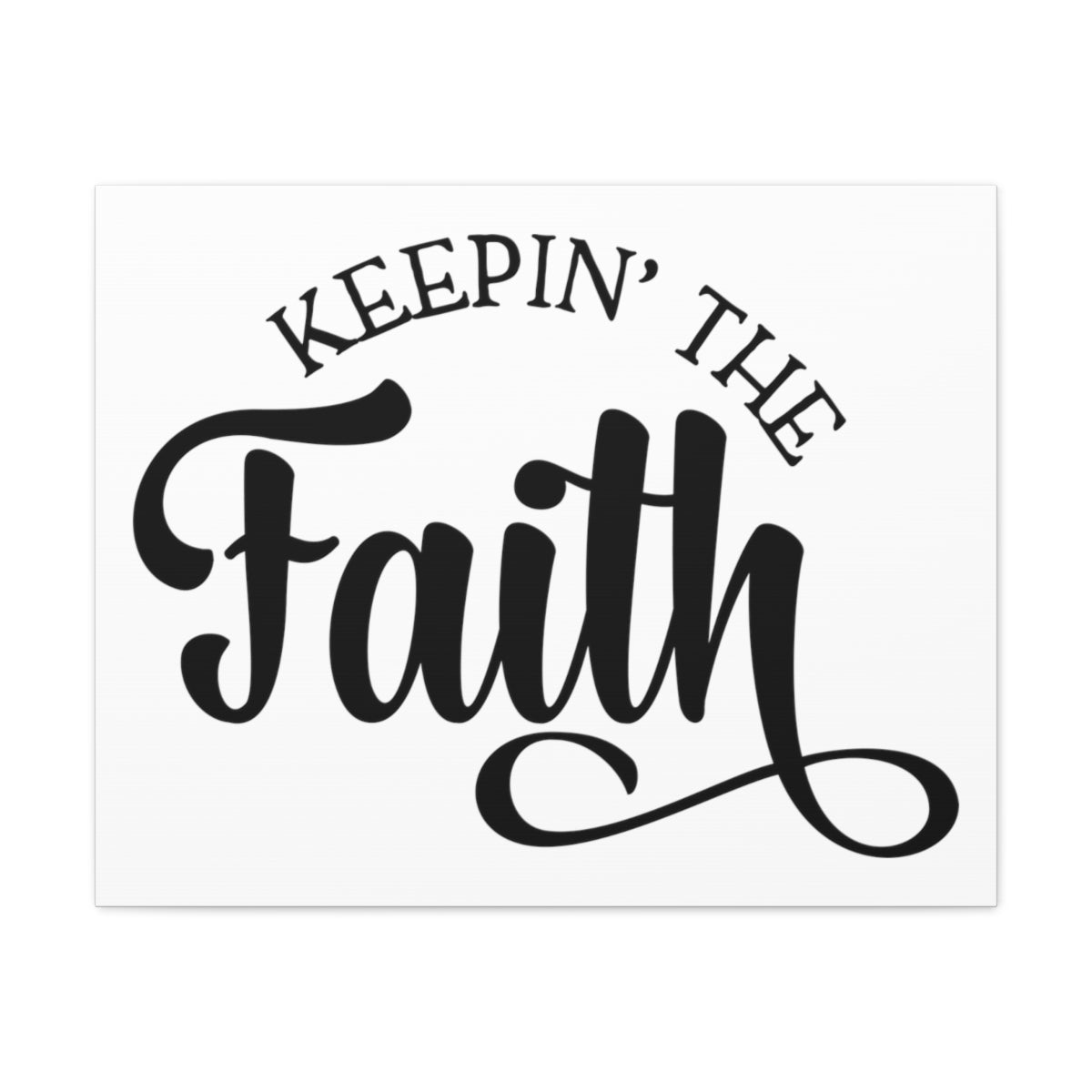 Scripture Walls Keepin The Faith Hebrews 11:1 Christian Wall Art Print Ready to Hang Unframed-Express Your Love Gifts