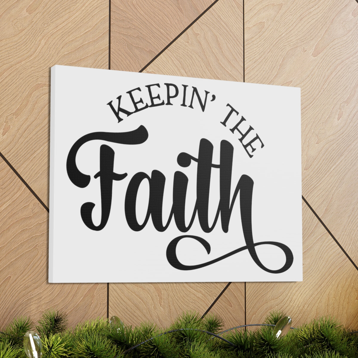 Scripture Walls Keepin The Faith Hebrews 11:1 Christian Wall Art Print Ready to Hang Unframed-Express Your Love Gifts