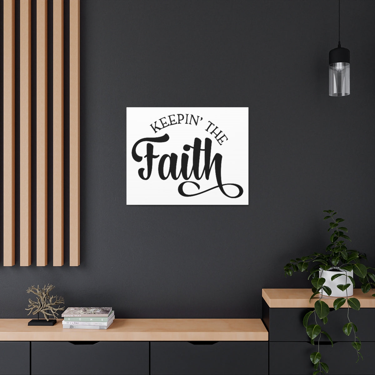 Scripture Walls Keepin The Faith Hebrews 11:1 Christian Wall Art Print Ready to Hang Unframed-Express Your Love Gifts