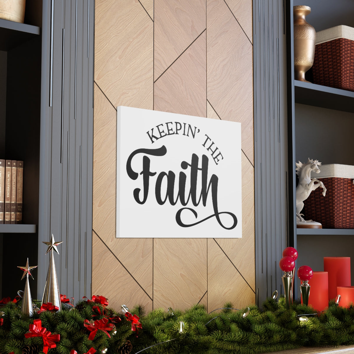 Scripture Walls Keepin The Faith Hebrews 11:1 Christian Wall Art Print Ready to Hang Unframed-Express Your Love Gifts