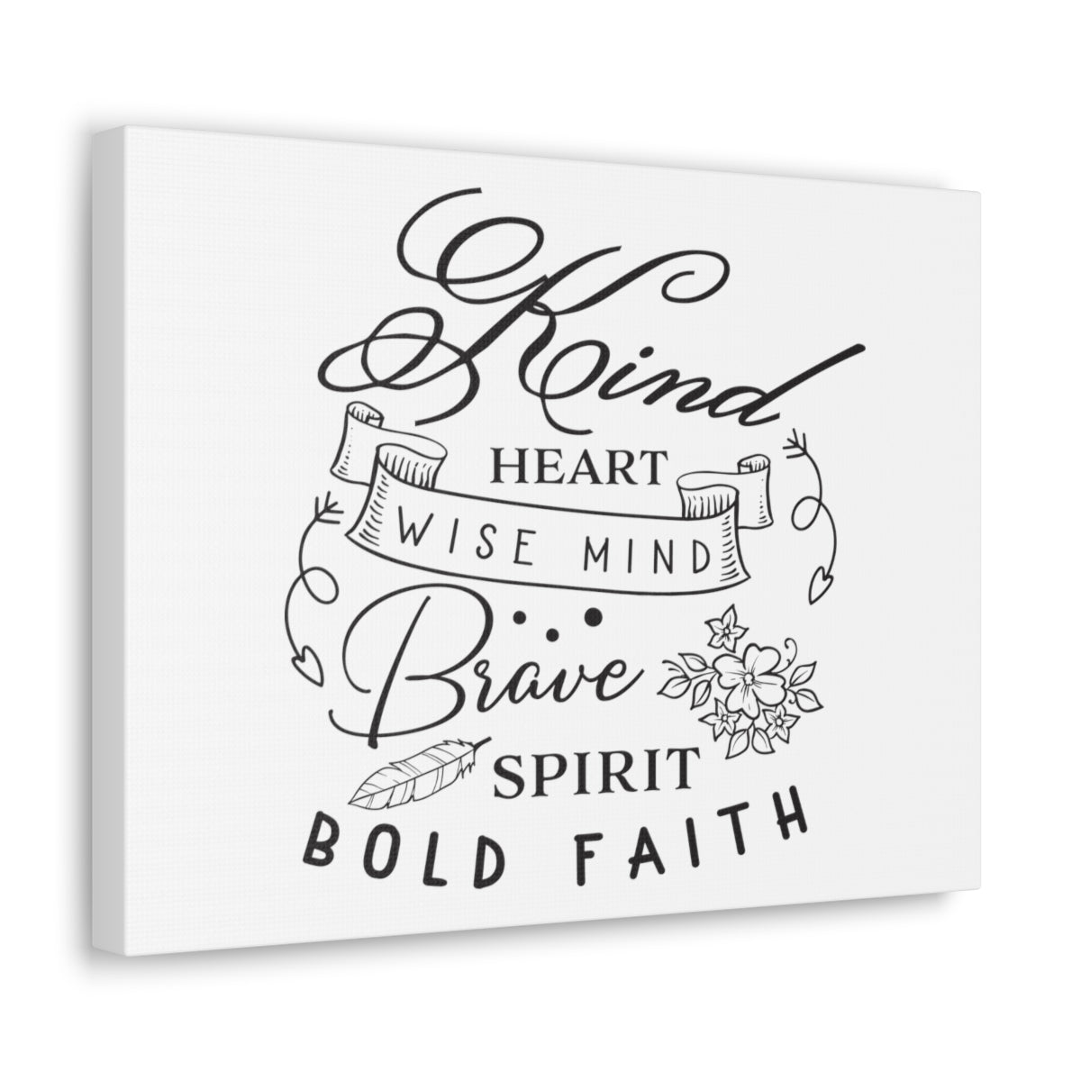 Scripture Walls Kind Heart Wise Colossians 3:12 Christian Wall Art Print Ready to Hang Unframed-Express Your Love Gifts