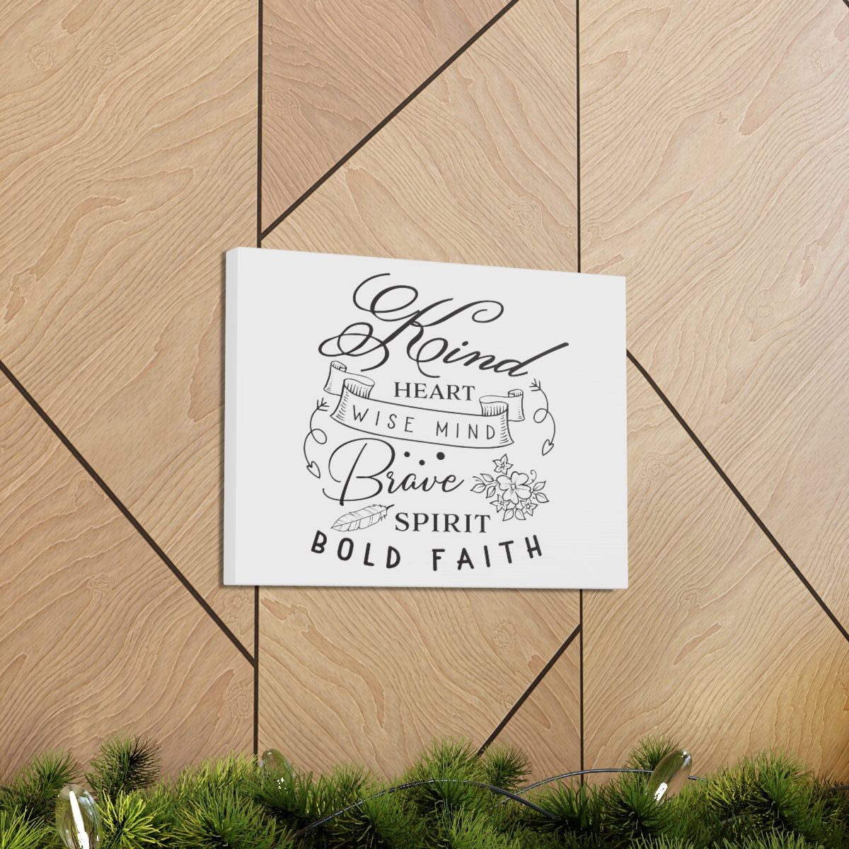 Scripture Walls Kind Heart Wise Colossians 3:12 Christian Wall Art Print Ready to Hang Unframed-Express Your Love Gifts