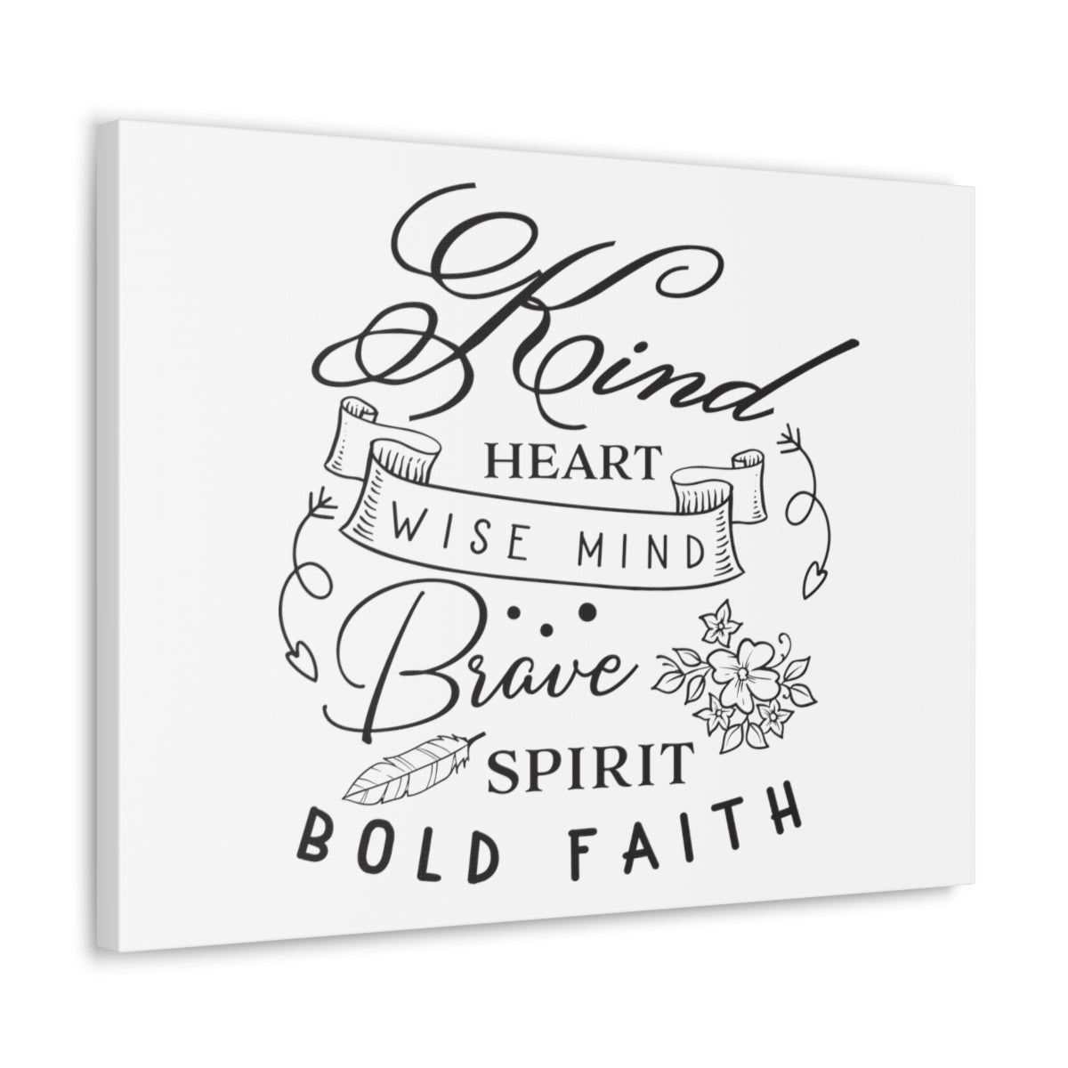 Scripture Walls Kind Heart Wise Colossians 3:12 Christian Wall Art Print Ready to Hang Unframed-Express Your Love Gifts