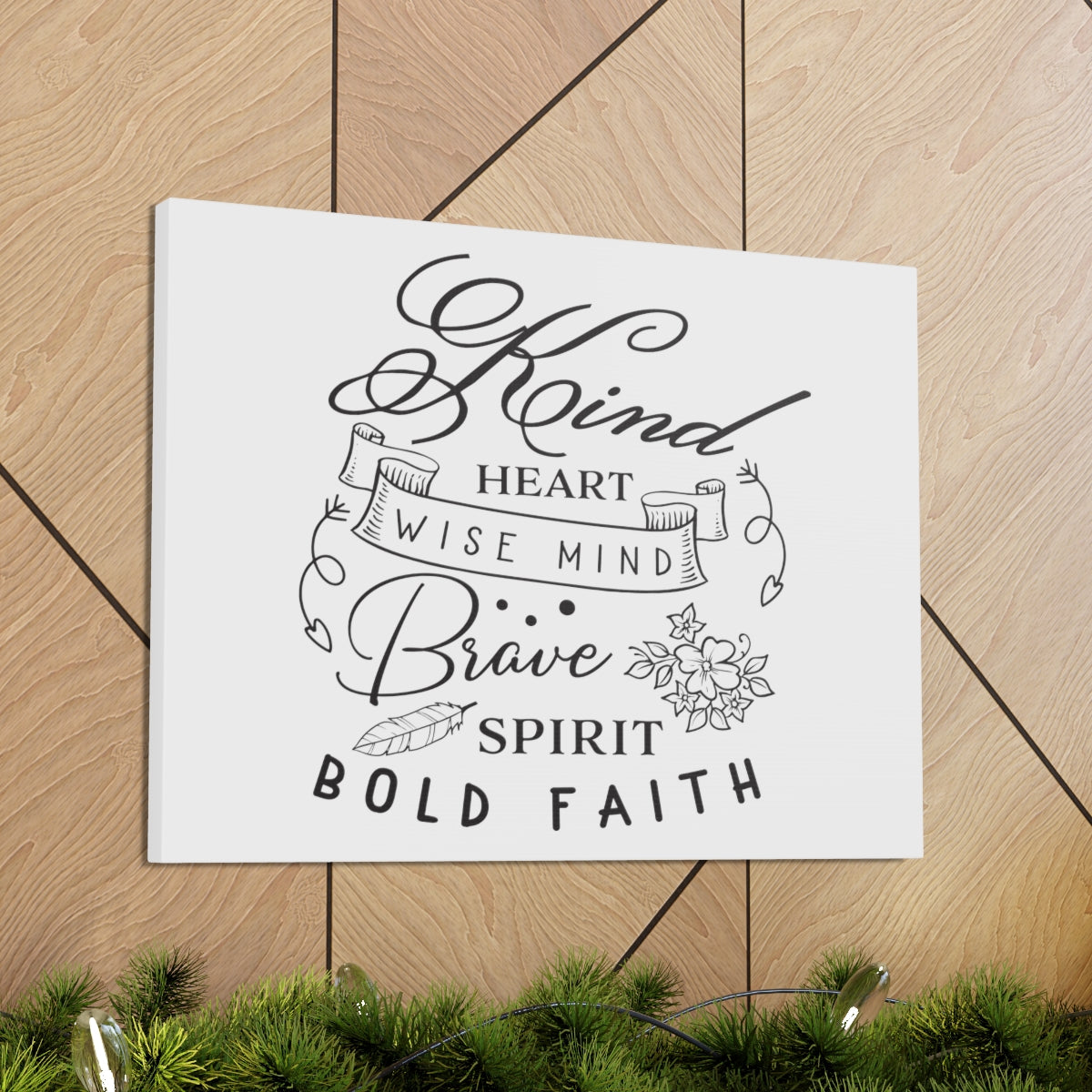 Scripture Walls Kind Heart Wise Colossians 3:12 Christian Wall Art Print Ready to Hang Unframed-Express Your Love Gifts