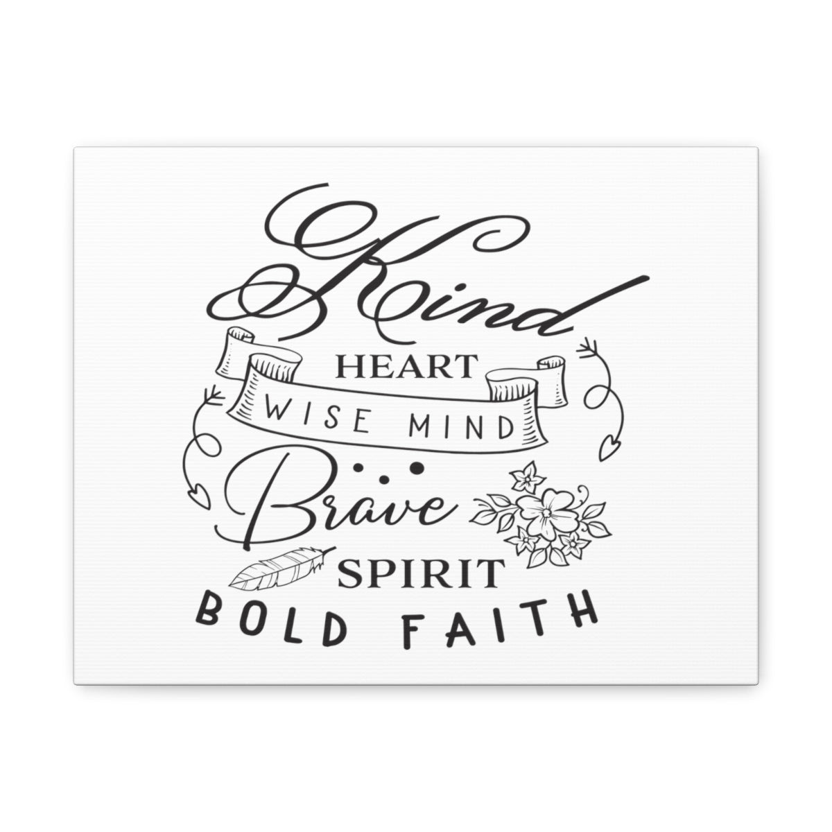 Scripture Walls Kind Heart Wise Colossians 3:12 Christian Wall Art Print Ready to Hang Unframed-Express Your Love Gifts