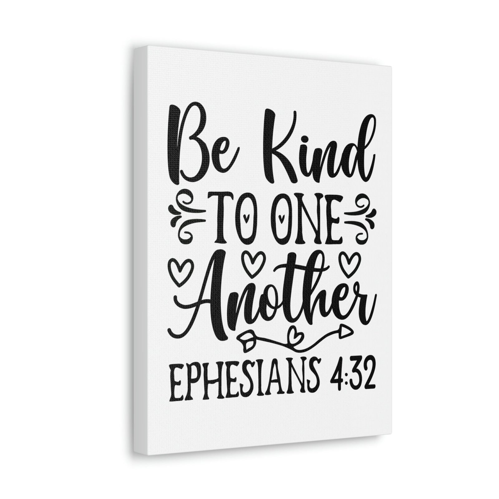 Scripture Walls Kind To One Another Ephesians 4:32 Bible Verse Canvas Christian Wall Art Ready to Hang Unframed-Express Your Love Gifts
