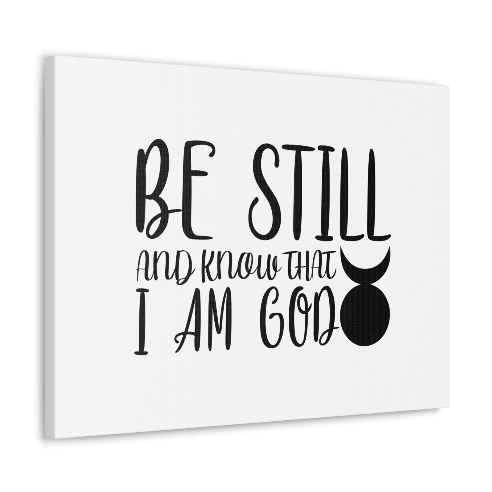 Scripture Walls Know That I Am God Genesis 35:11 Christian Wall Art Bible Verse Print Ready to Hang Unframed-Express Your Love Gifts