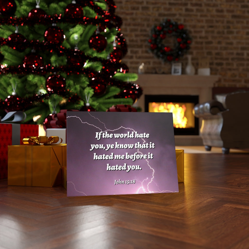 Scripture Walls Know That It John 15:18 Bible Verse Canvas Christian Wall Art Ready to Hang Unframed-Express Your Love Gifts