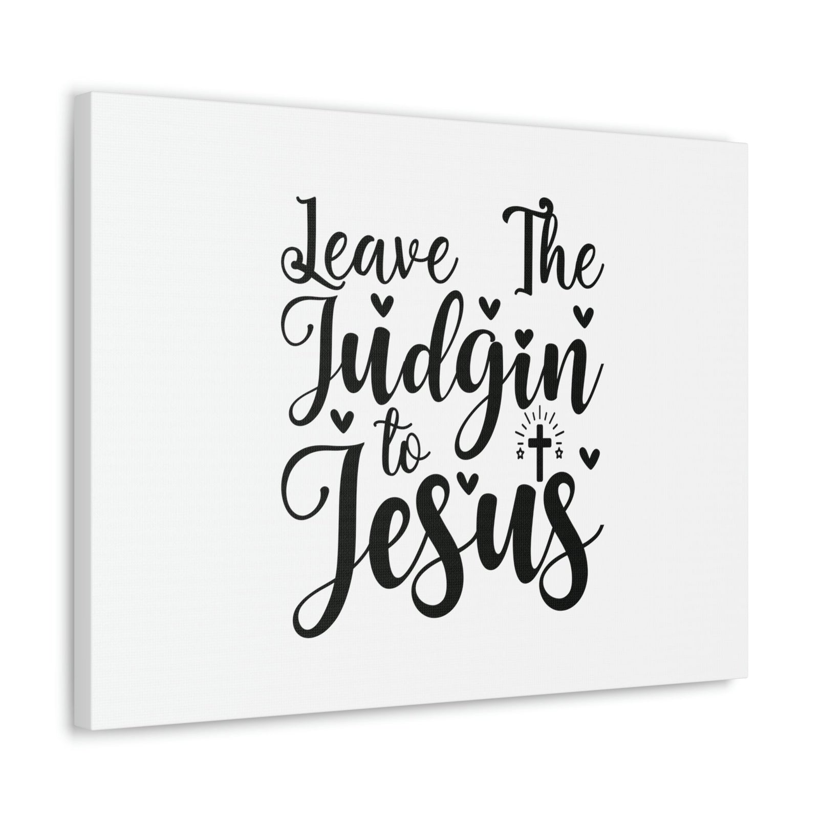 Scripture Walls Leave The Judgin To Jesus Romans 2:2 Christian Wall Art Bible Verse Print Ready to Hang Unframed-Express Your Love Gifts