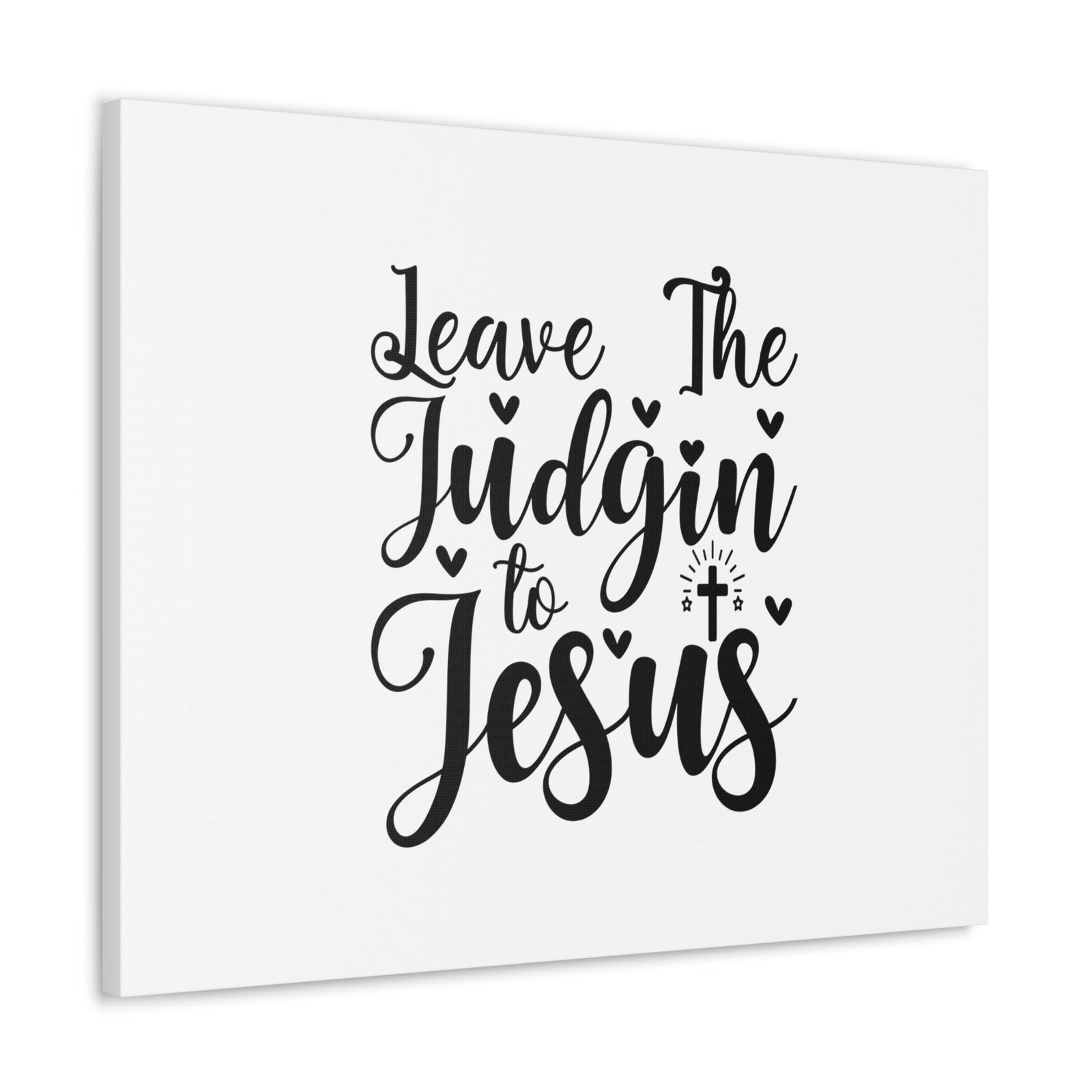 Scripture Walls Leave The Judgin To Jesus Romans 2:2 Christian Wall Art Bible Verse Print Ready to Hang Unframed-Express Your Love Gifts