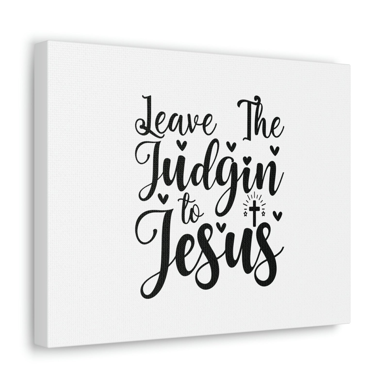 Scripture Walls Leave The Judgin To Jesus Romans 2:2 Christian Wall Art Bible Verse Print Ready to Hang Unframed-Express Your Love Gifts